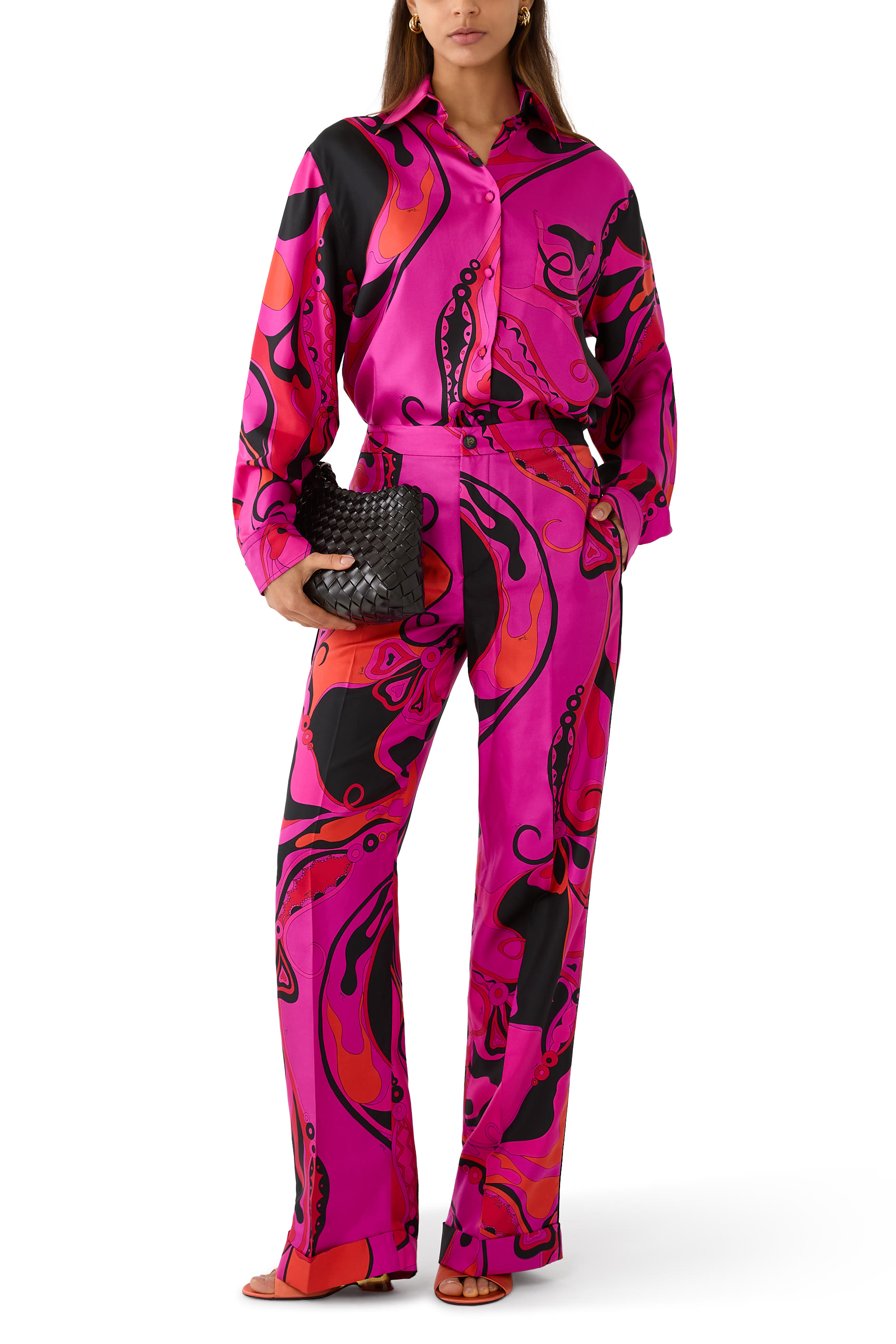 بنطال بالازو بطبعات