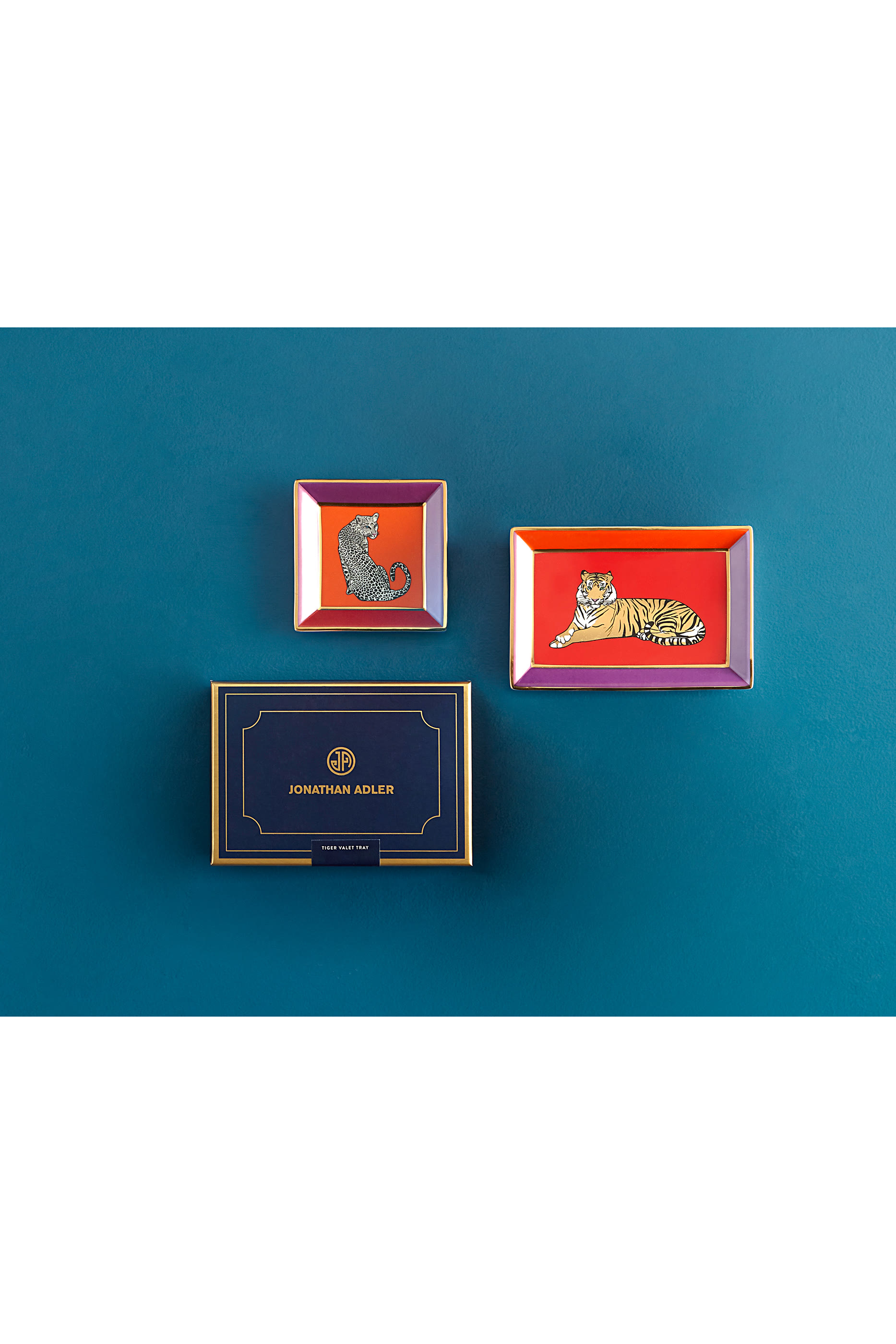 صينية مستطيلة بنقشة سفاري