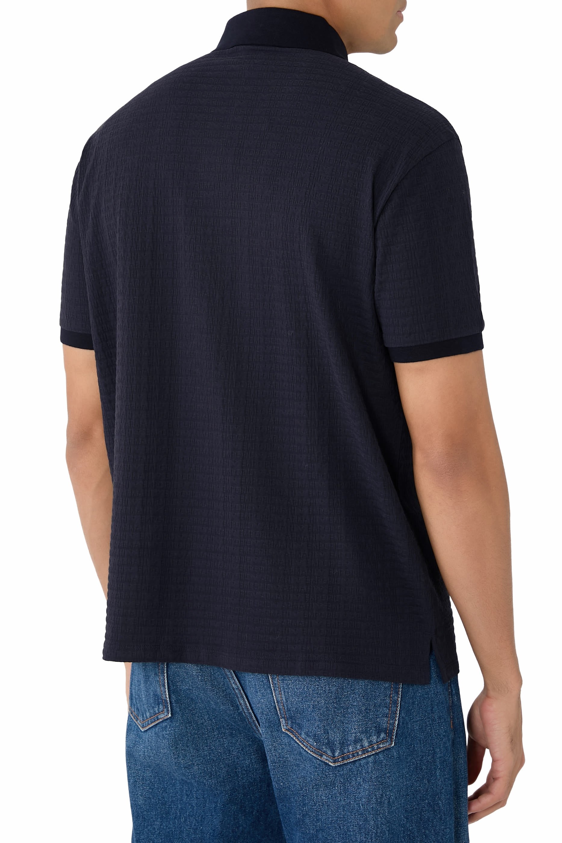 قميص بولو بشعار الماركة صغير