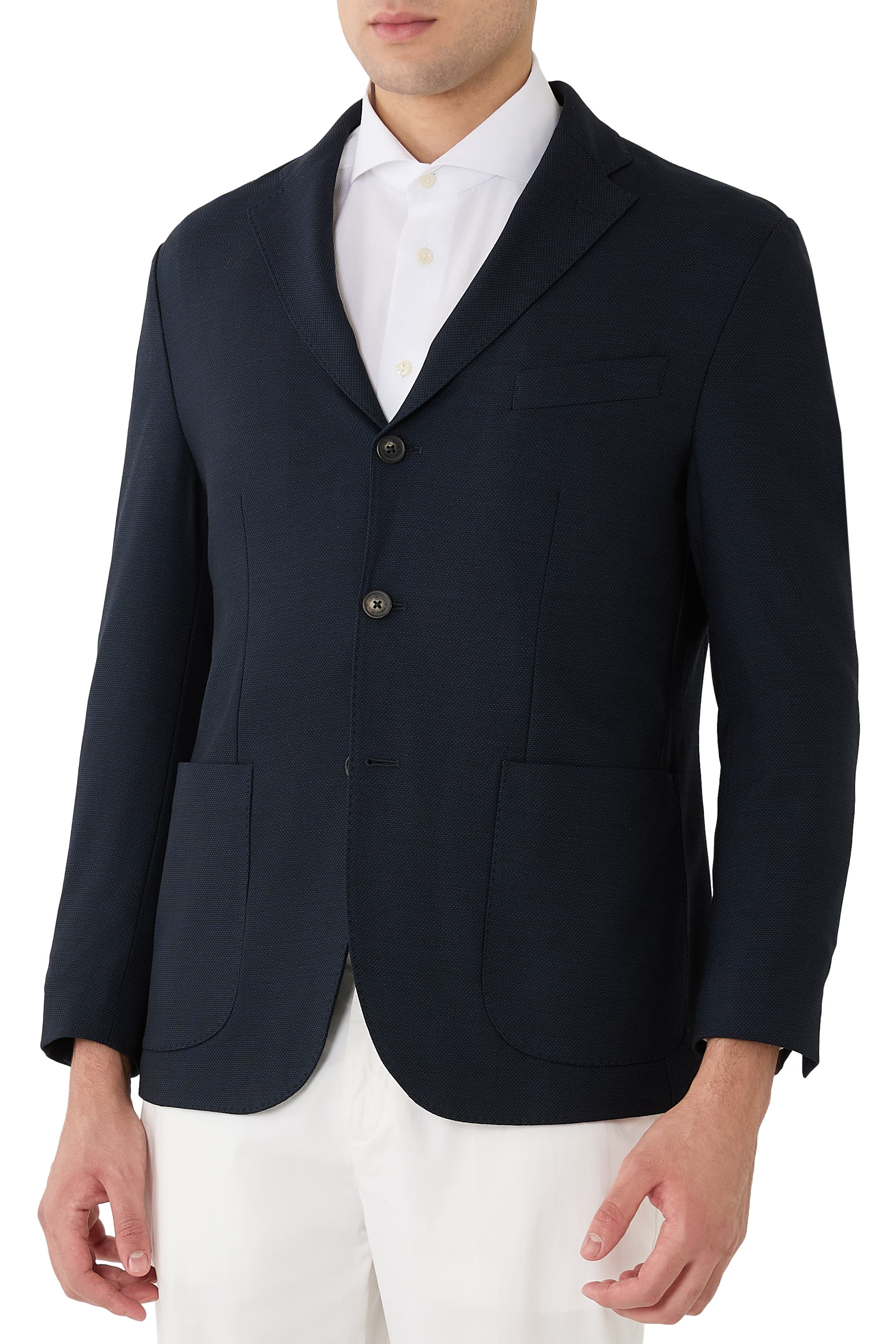 جاكيت لانا قماش معالج ناعم