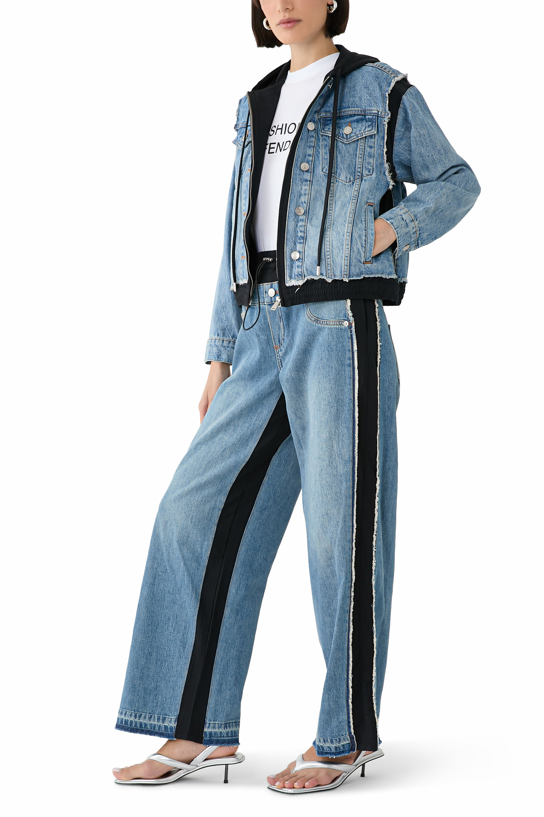 بنطال شيا بقصة ساق مستقيمة