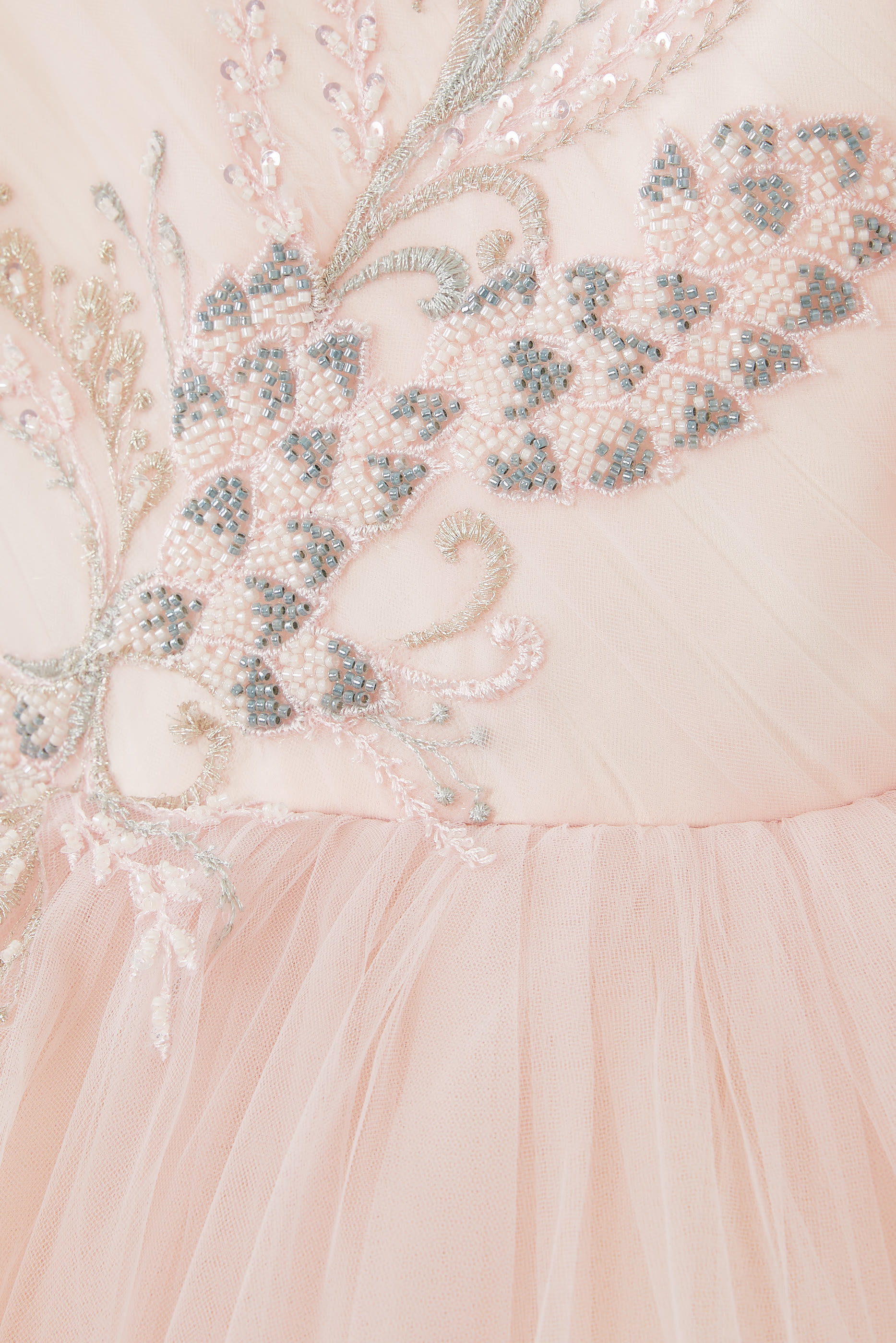 فستان إيرل جراي تول للأطفال