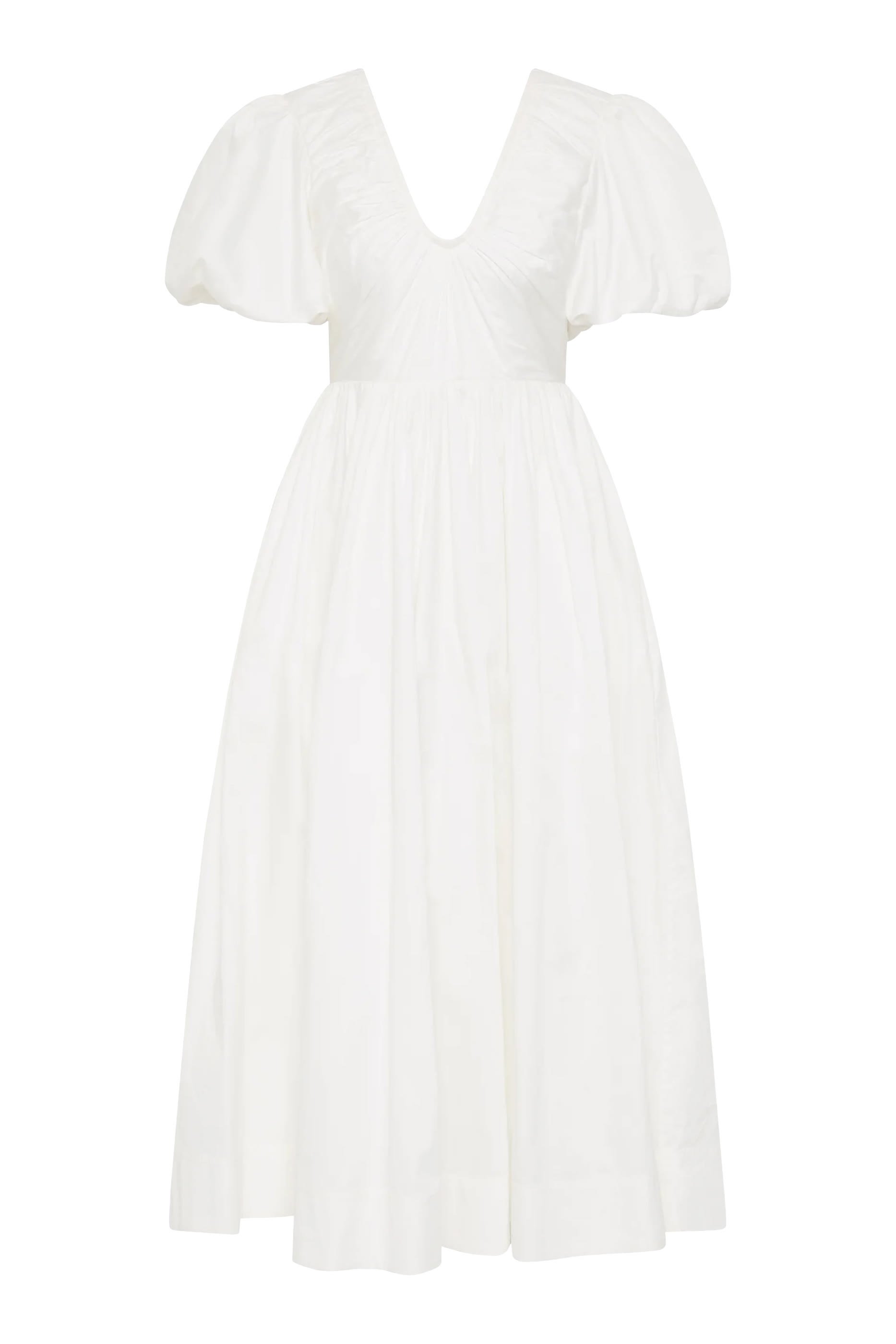 فستان إسميري متوسط الطول