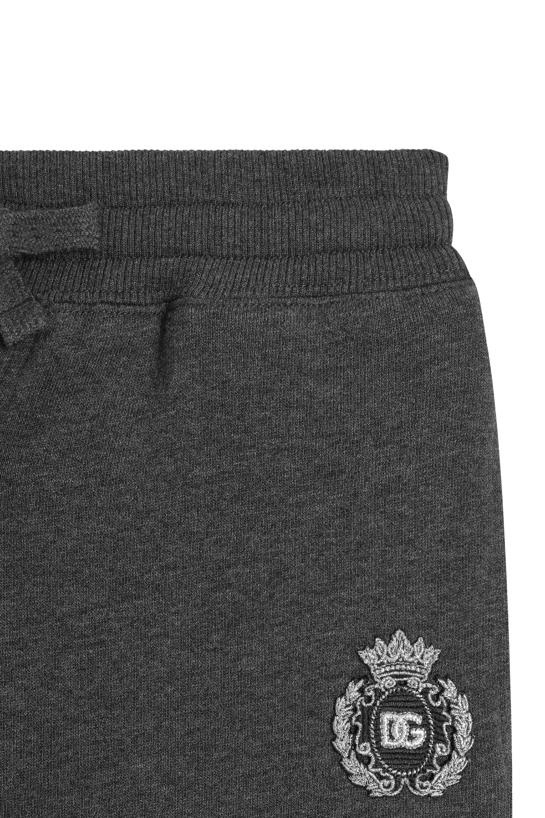 بنطال هيرالديك برقعة شعار الماركة صوف للأطفال