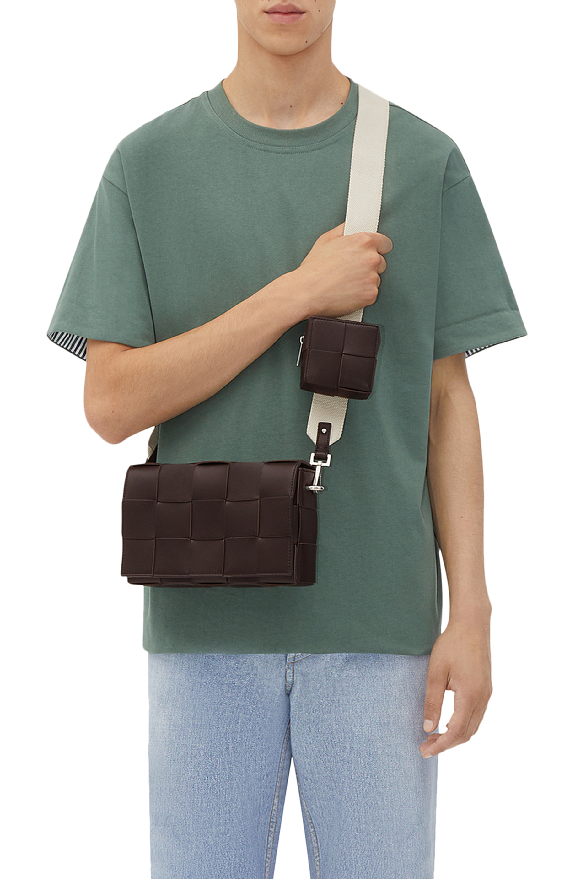 حقيبة كاسيت كروس بودي بحمالة قابلة للإزالة