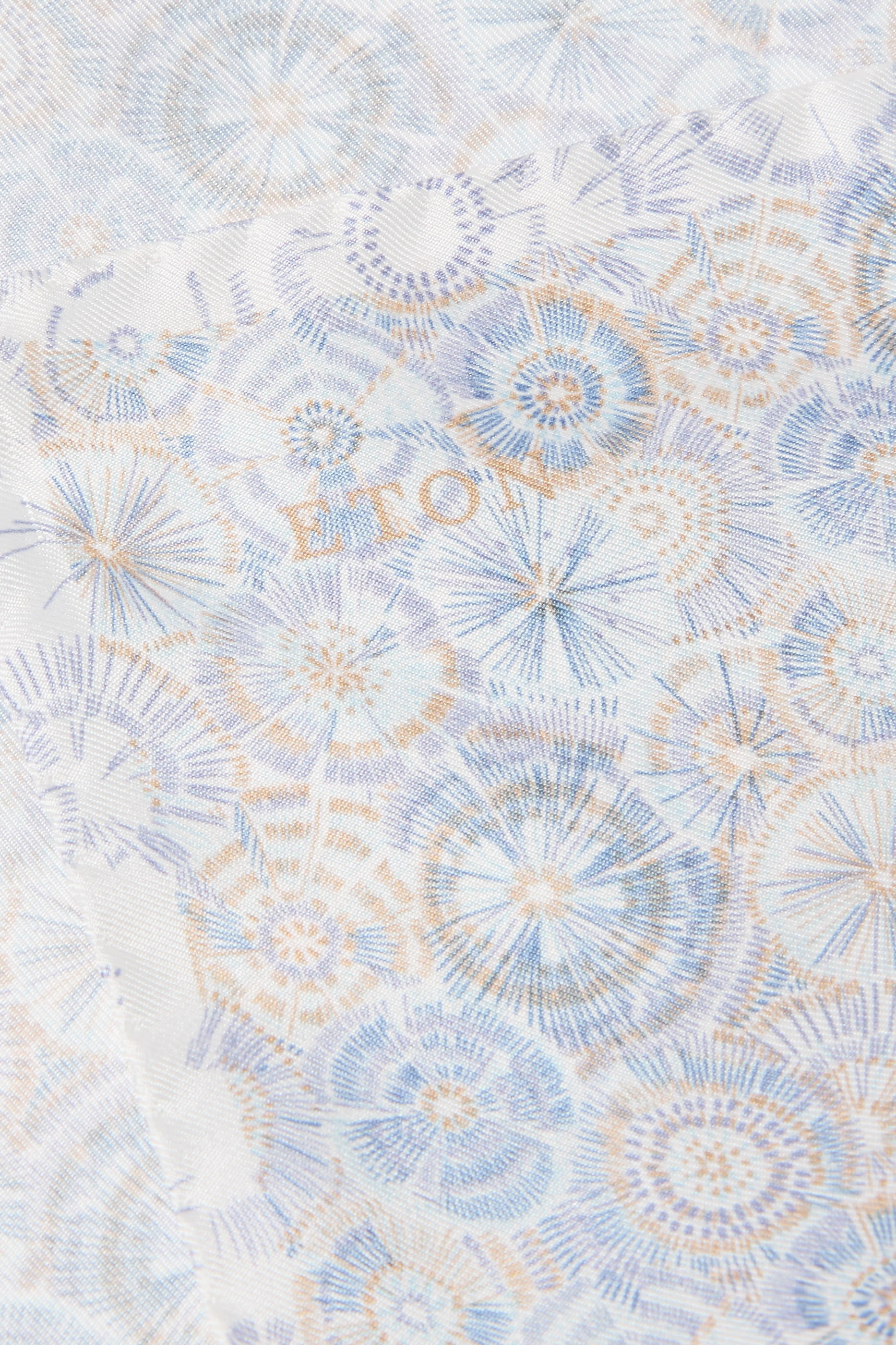 منديل جيب مربع بنقشة حرير