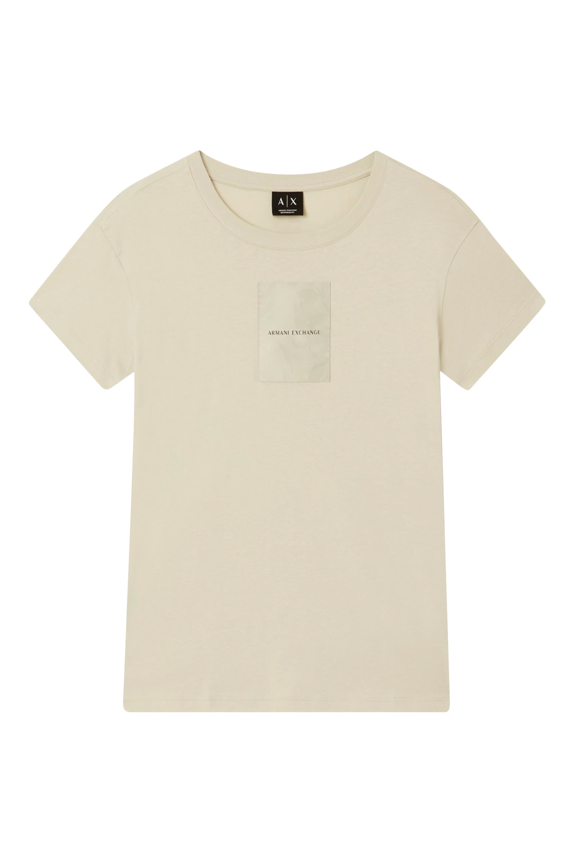 تيشيرت بقصة مريحة وطبعة شعار الماركة