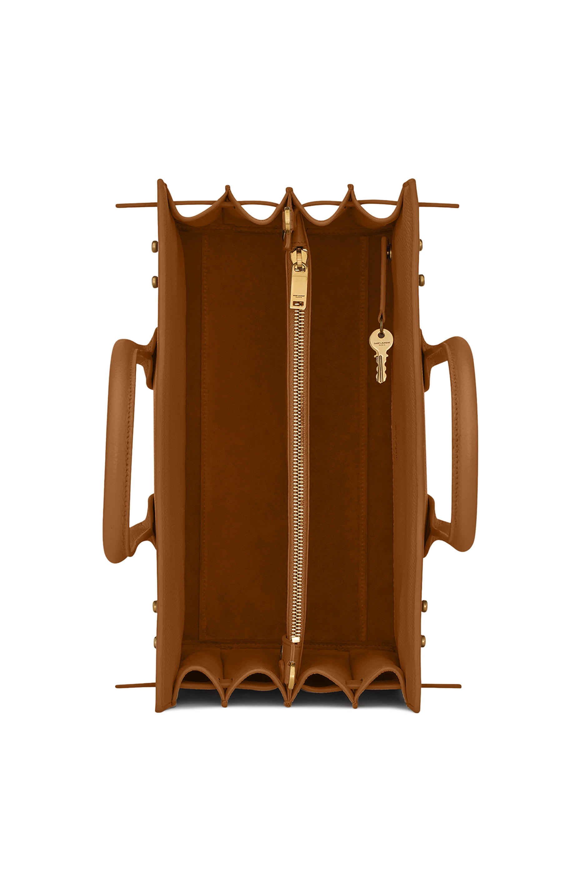 حقيبة ساك دو جور صغيرة جلد بارز الملمس ناعم