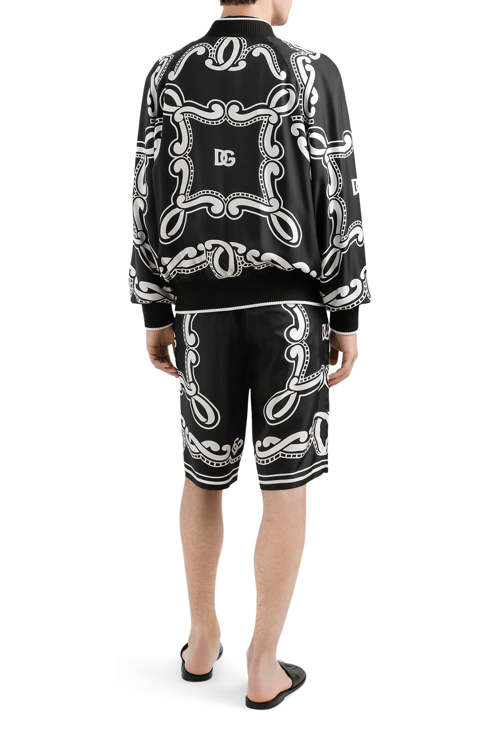 قميص بطبعة باندانا حرير