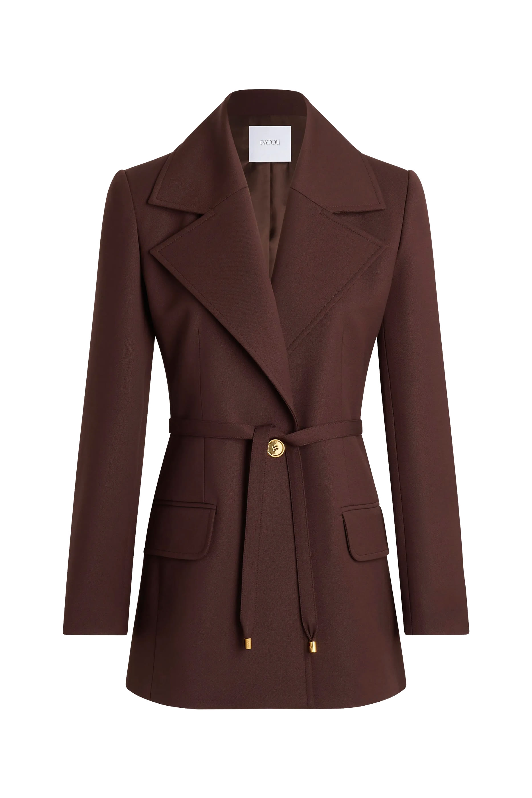 جاكيت لونغ لاين بصف أزرار للإغلاق