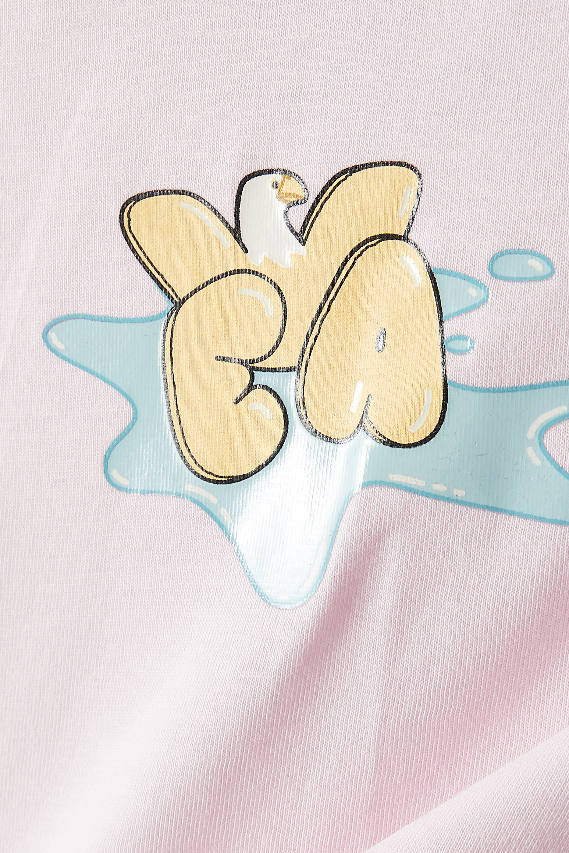 تيشيرت  بطبعة شعار الماركة للأطفال