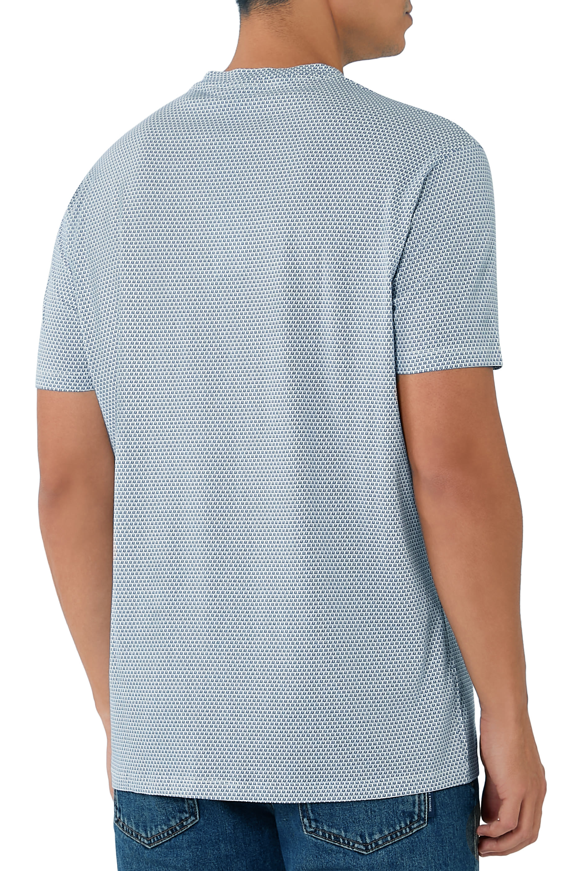 تيشيرت بنقشة حروف شعار الماركة