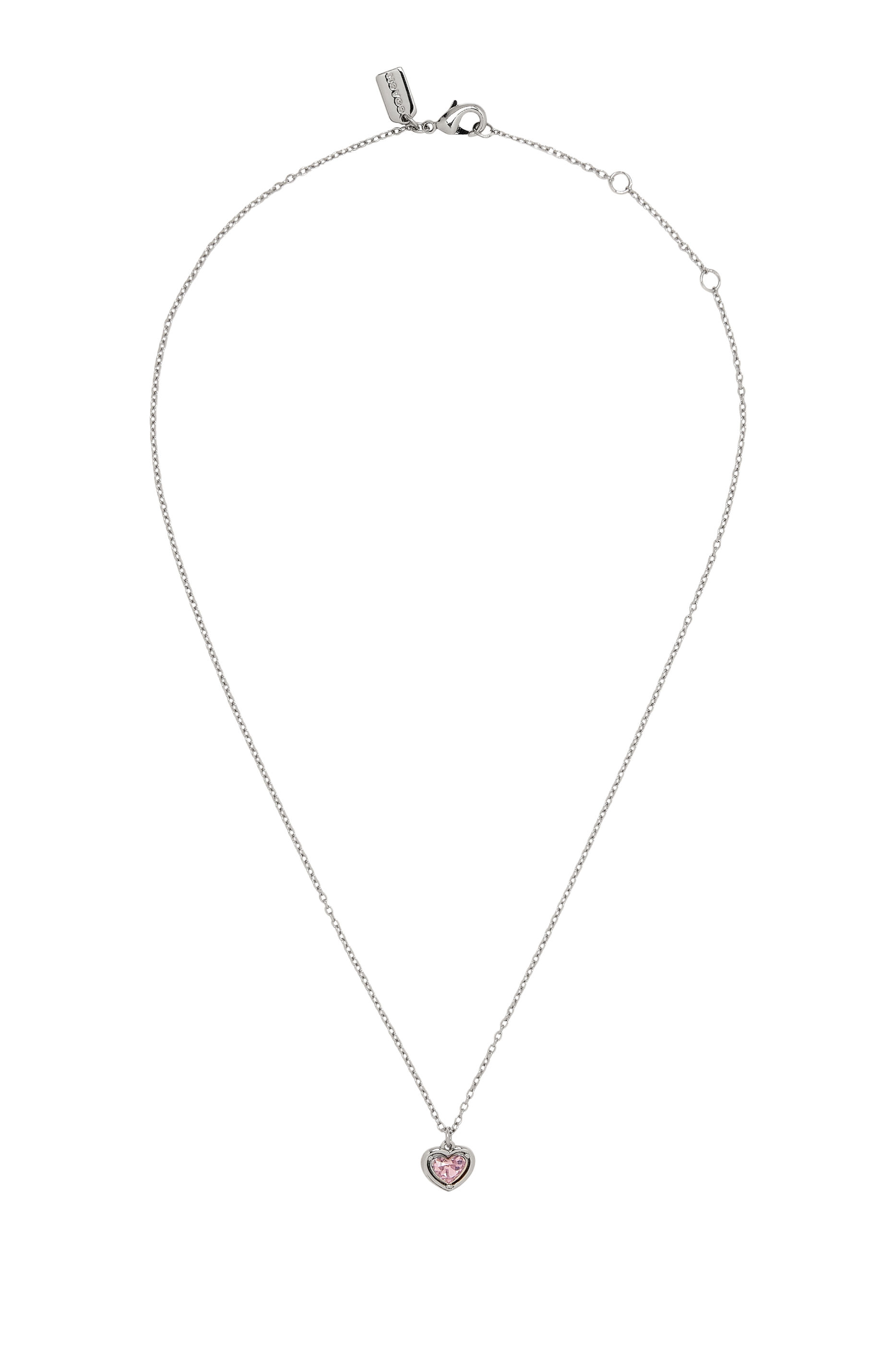 قلادة هالو بدلاية بتصميم قلب، نحاس وكريستال زجاجي