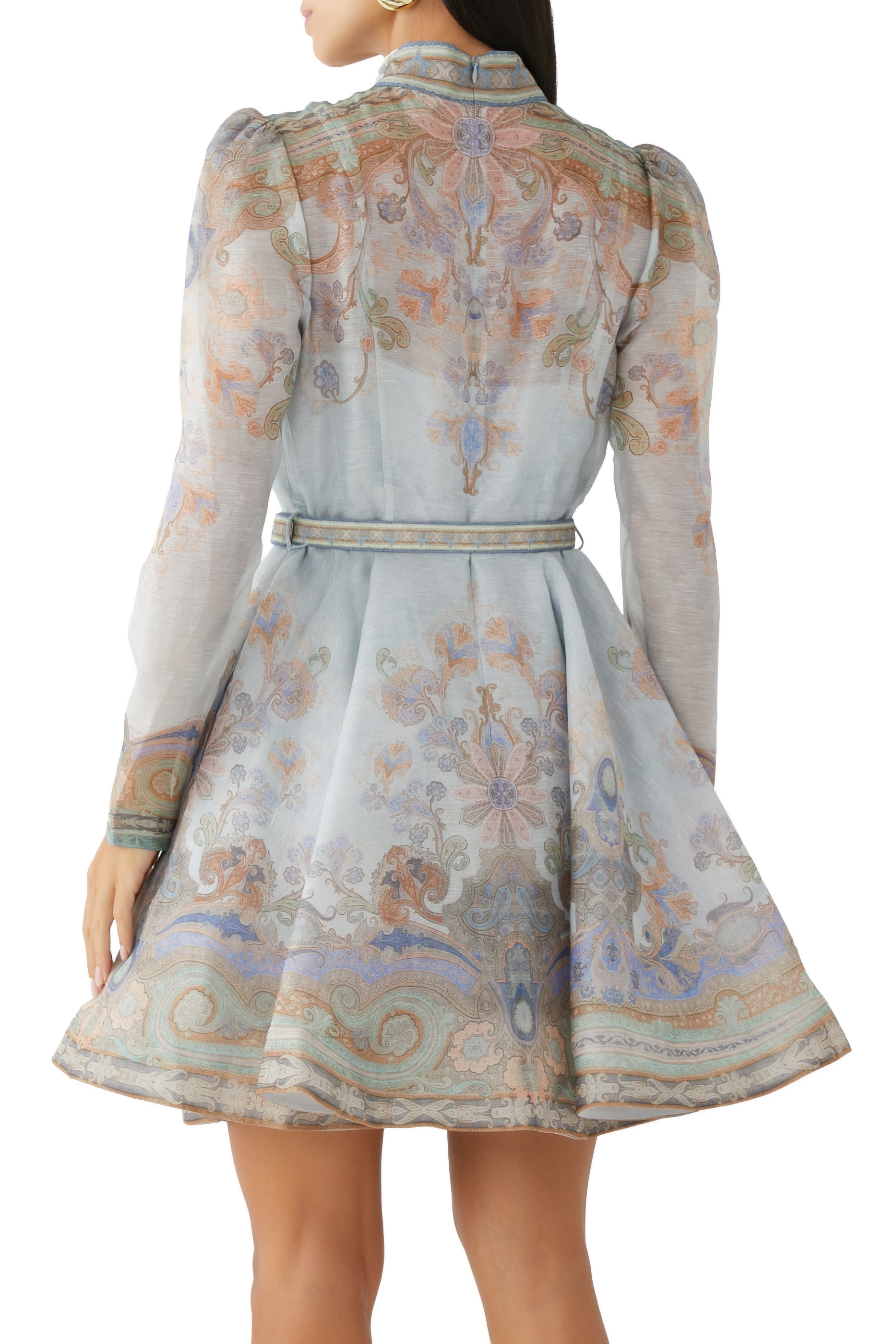 فستان ايدن قصير بحزام