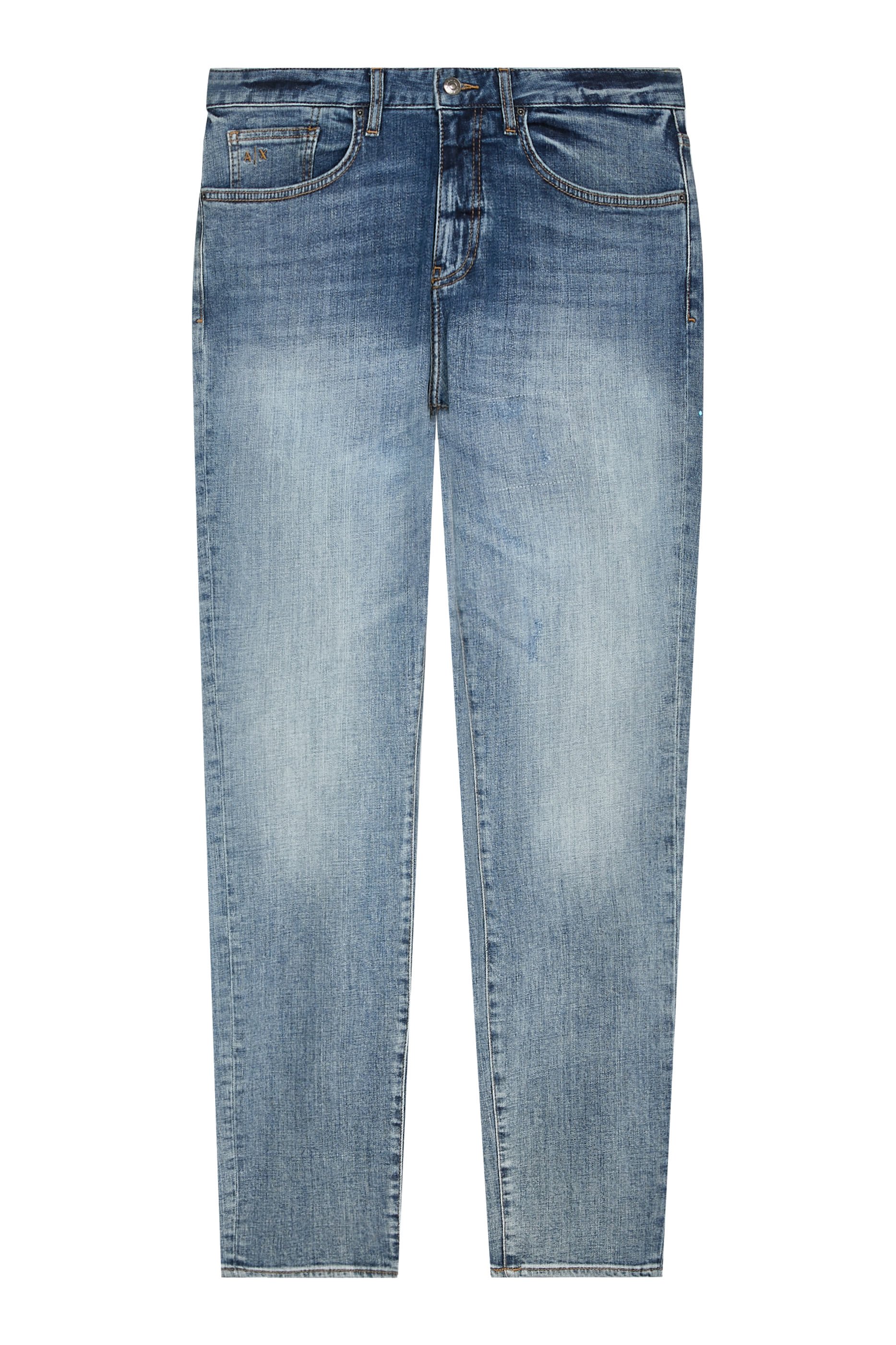 بنطال جينز وان بلوك أب بقصة ضيقة