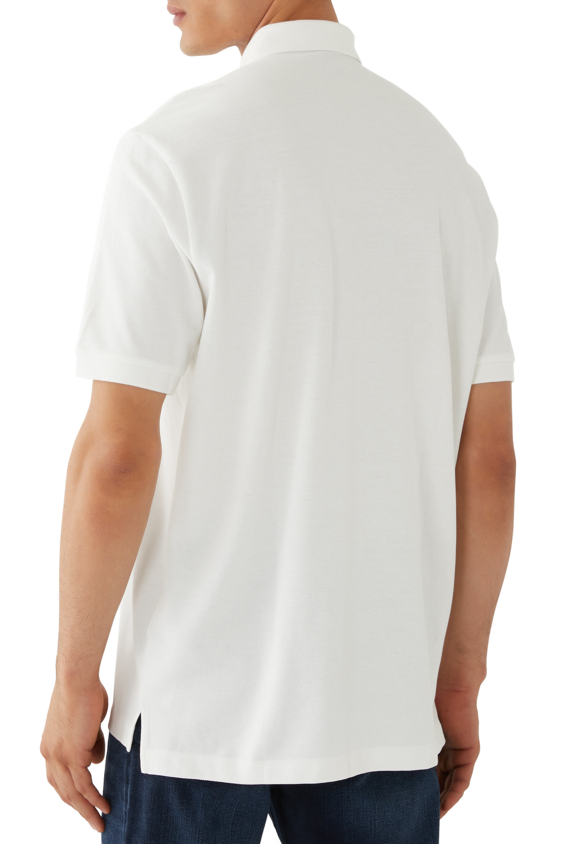 قميص بولو بإصدار أسود