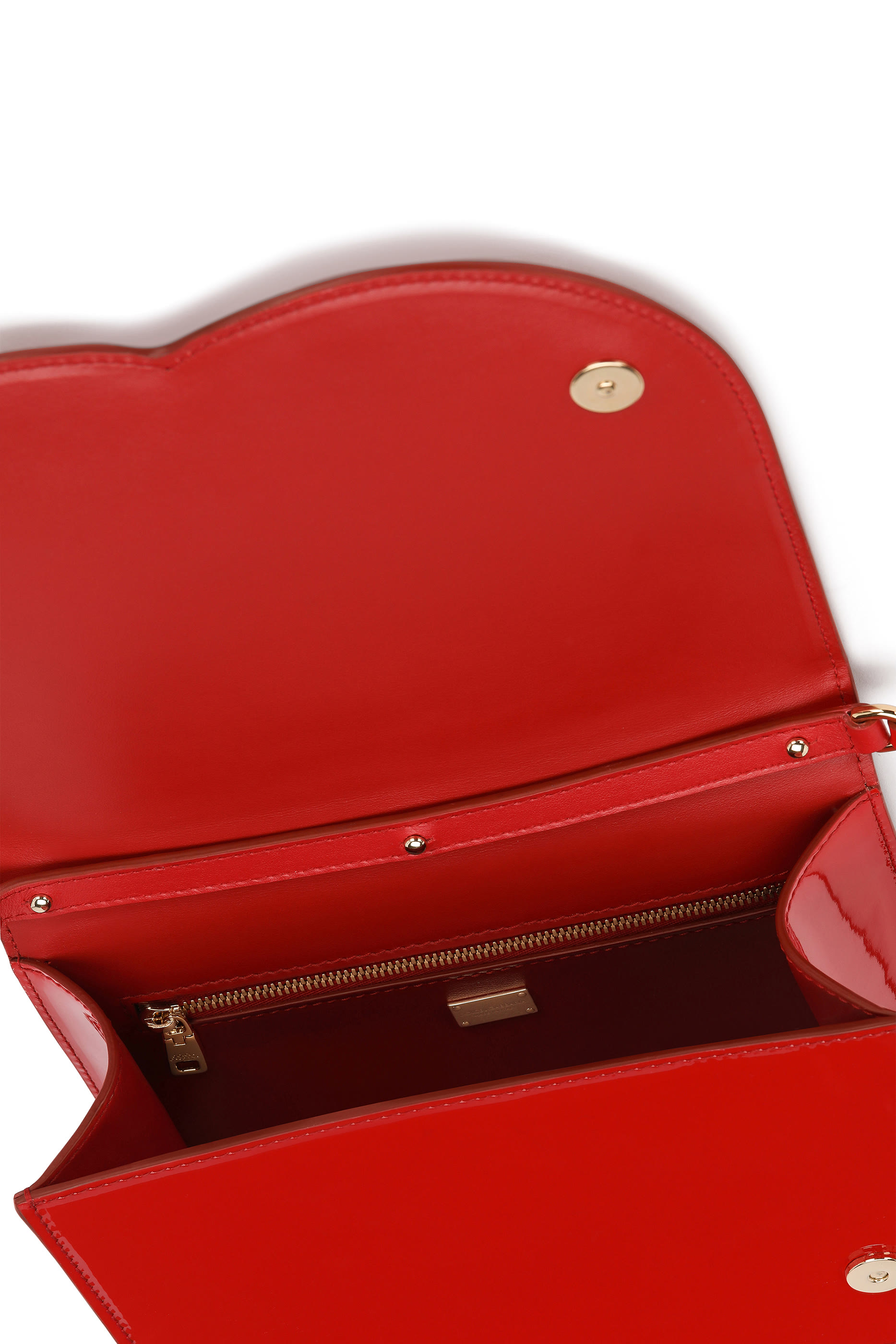 حقيبة كروس بشعار الماركة جلد لامع