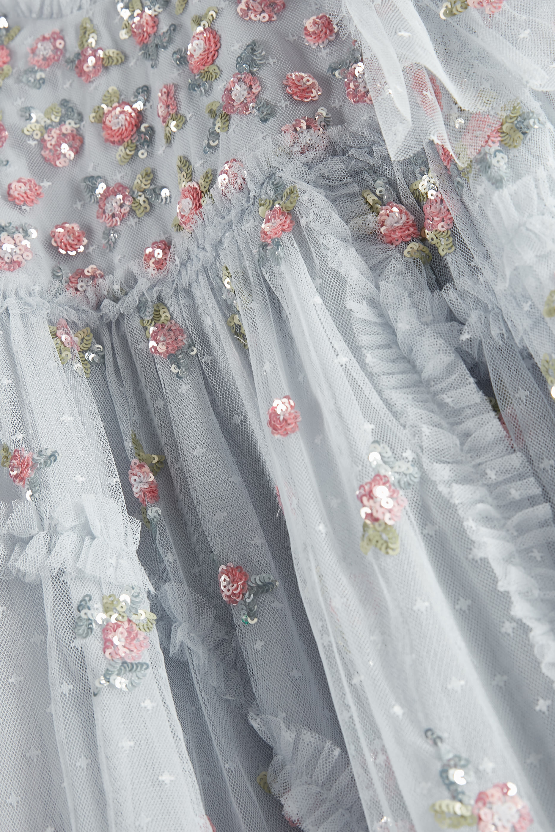 فستان شيمر ديستي بأكمام قصيرة للأطفال