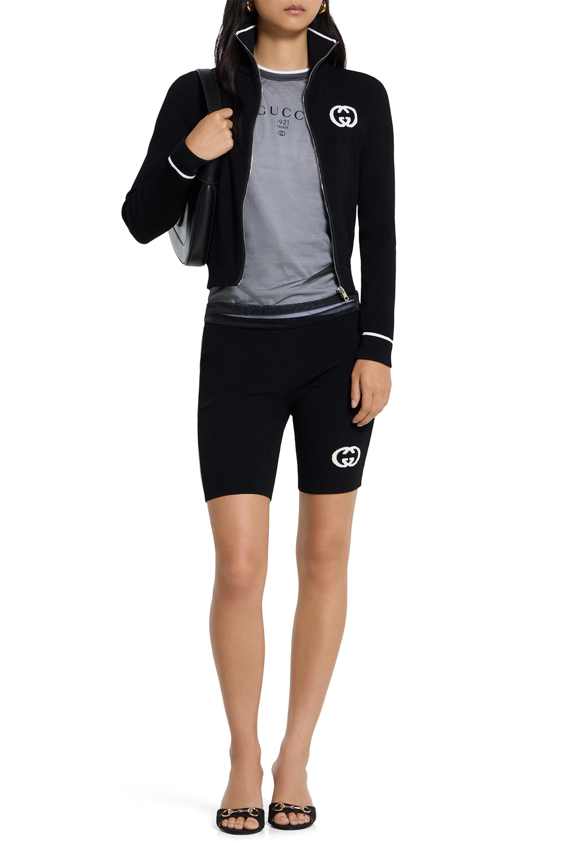 تيشيرت بطبعة وجريسيه مزدوج 