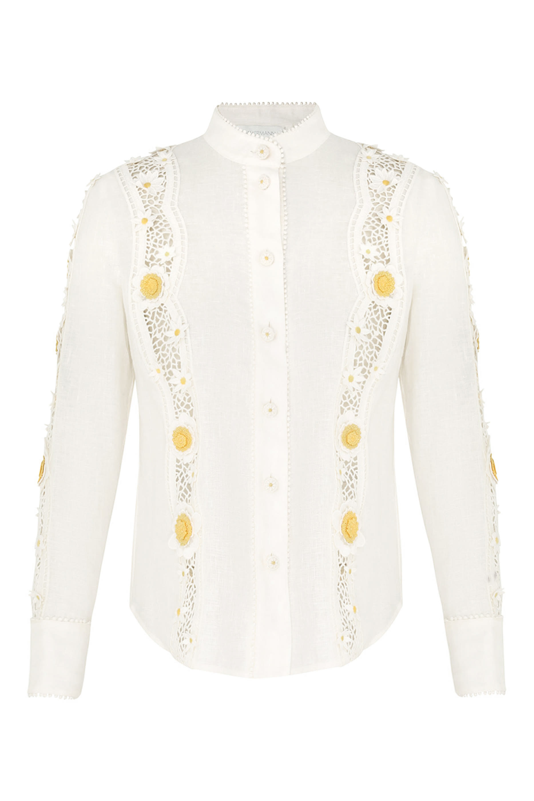 قميص إيفرلي بحواف بتصميم زهور