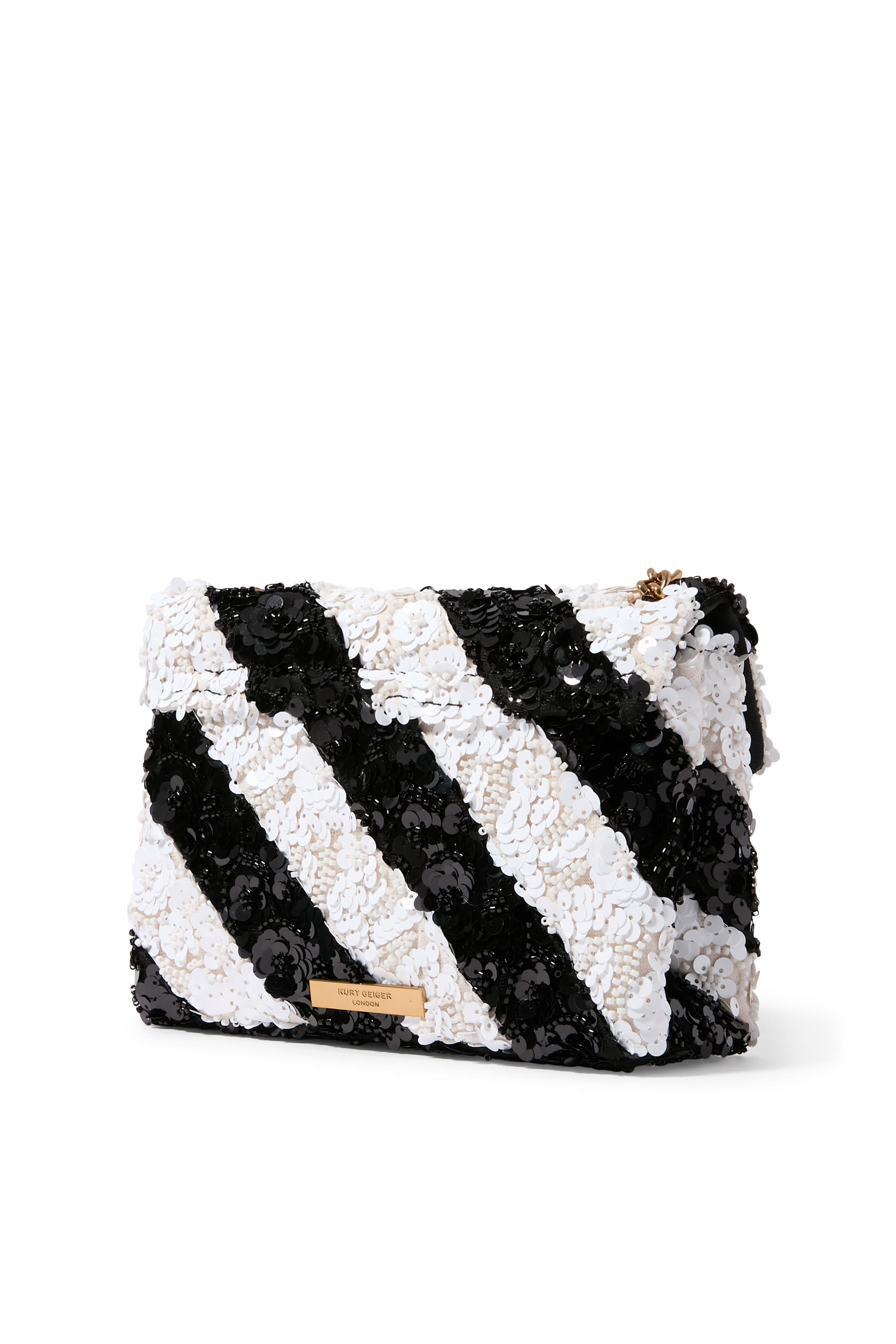 حقيبة كنسينغتون متوسطة مزينة بالترتر