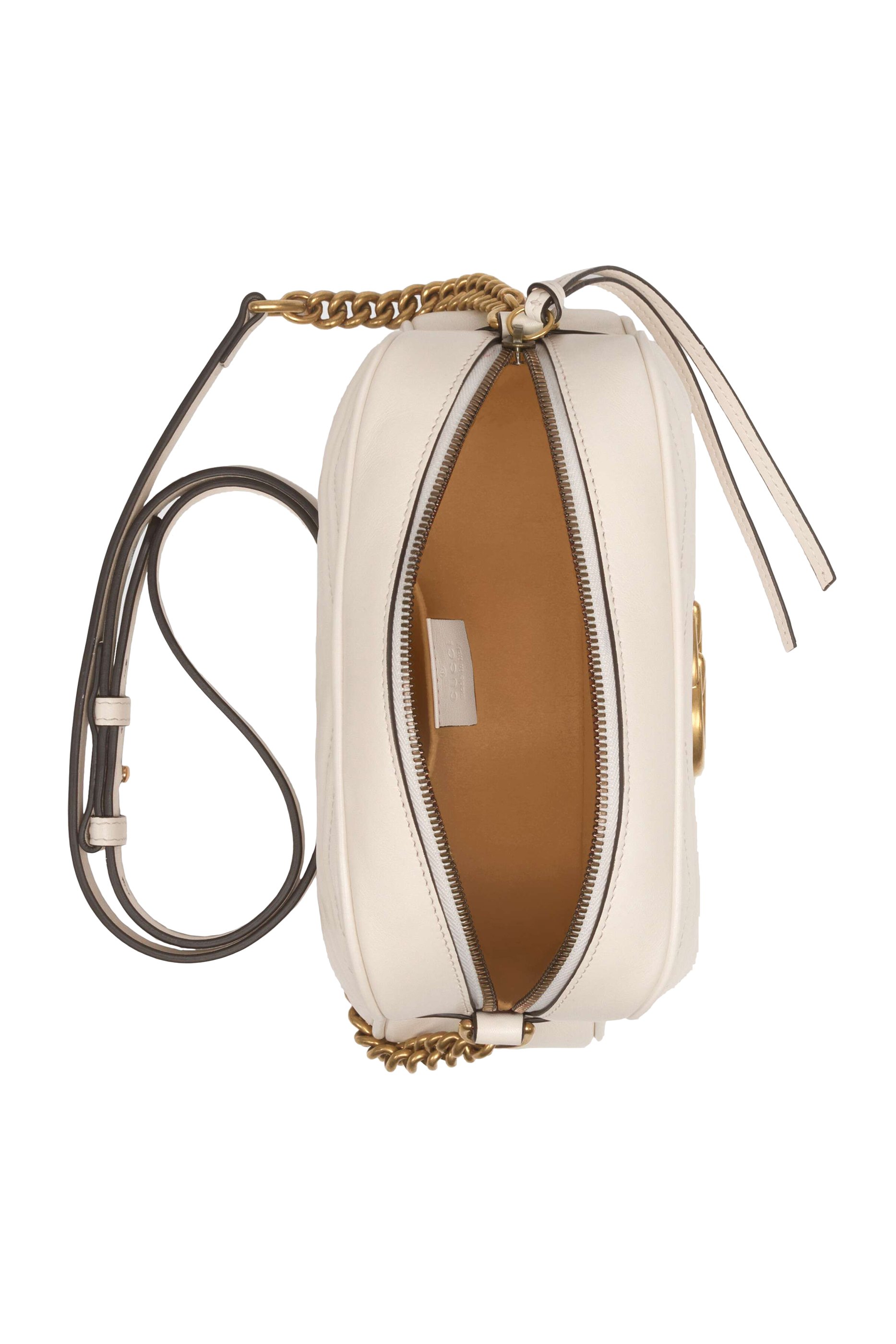 حقيبة كتف مارمونت صغيرة بتصميم مبطن وشعار GG