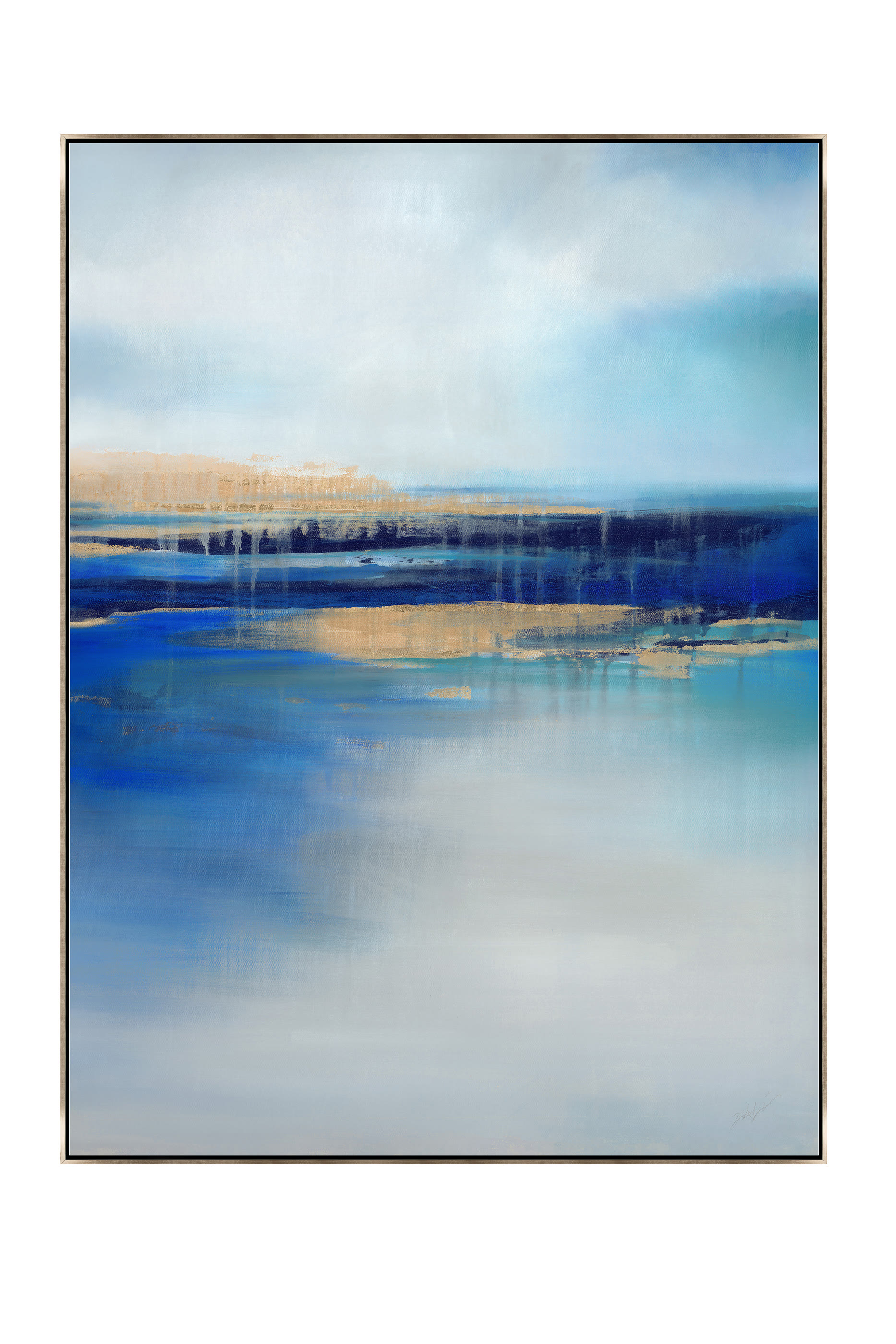 لوحة فنية أوشن سايد بلوز II