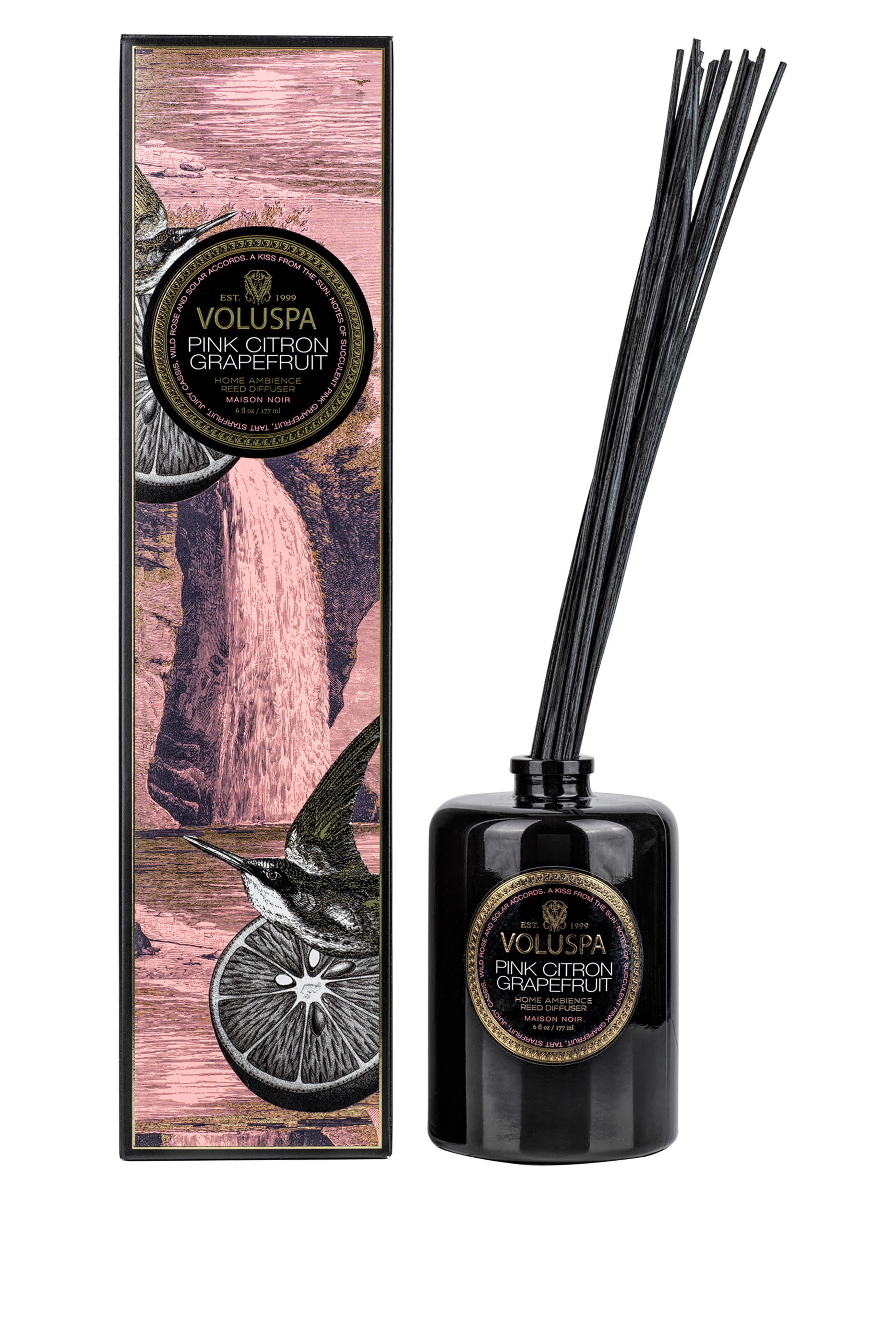 أعواد توزيع العطر بينك سيترون جريب فروت