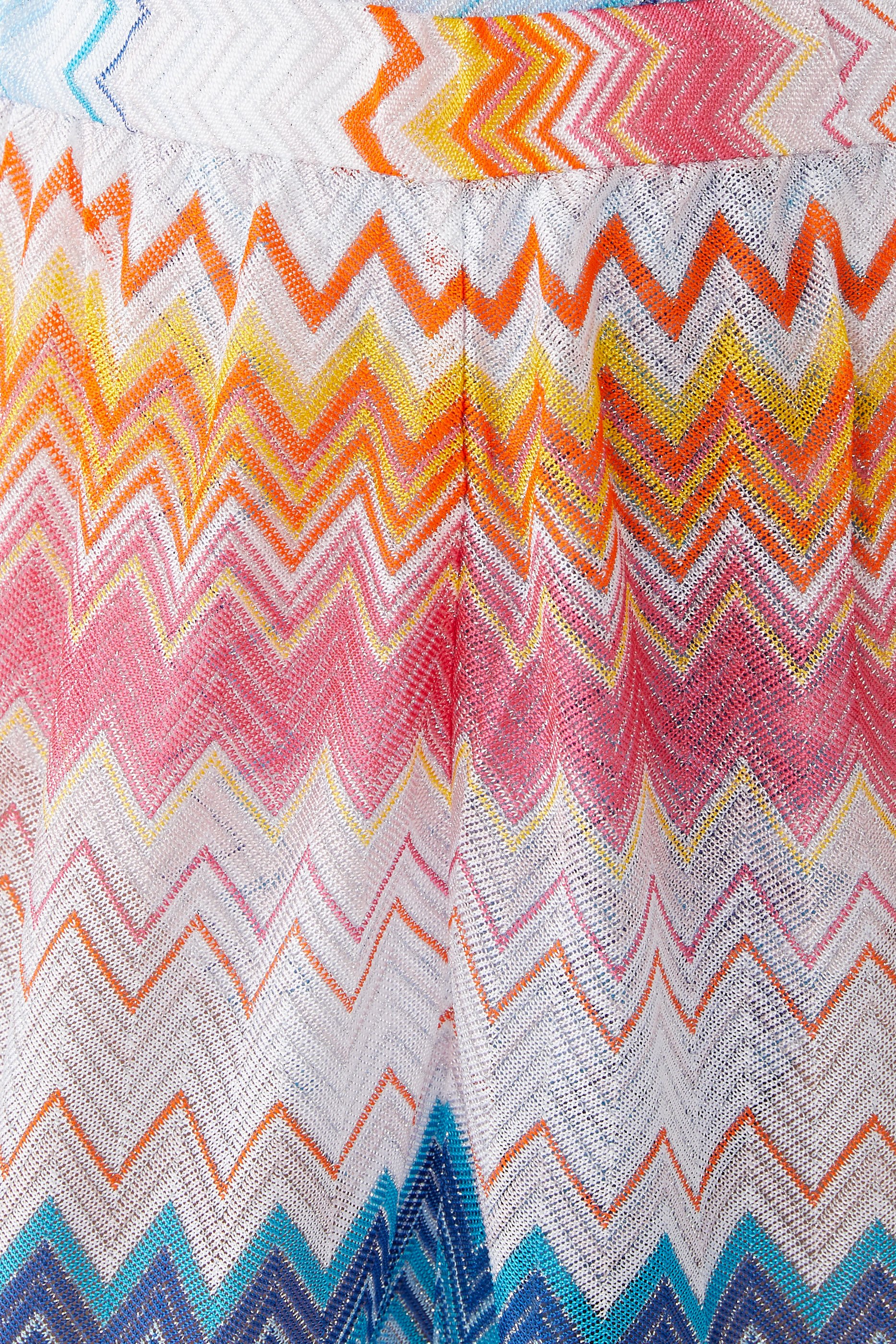 بنطال ماري بقصة ساق واسعة بخطوط متعرجة راشيل لوريكس