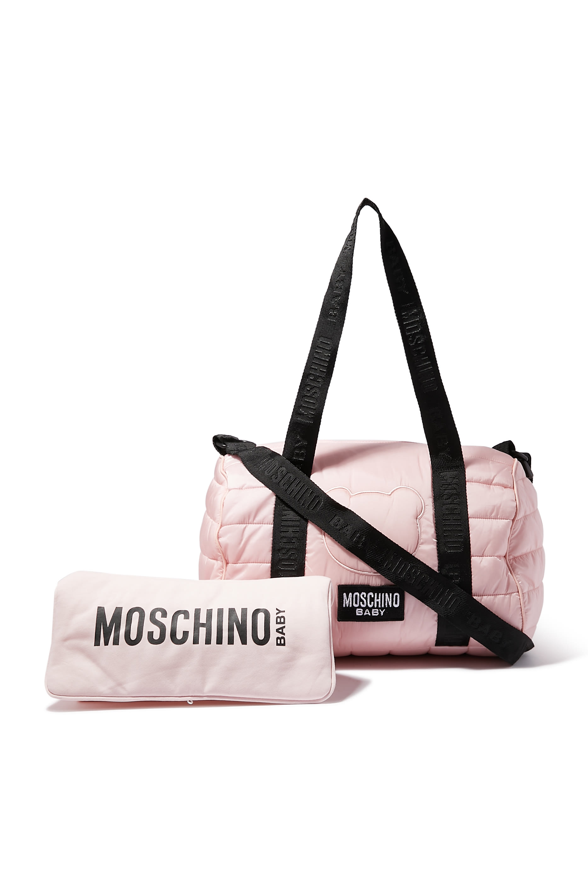 حقيبة مستلزمات أطفال بشعار الماركة نايلون