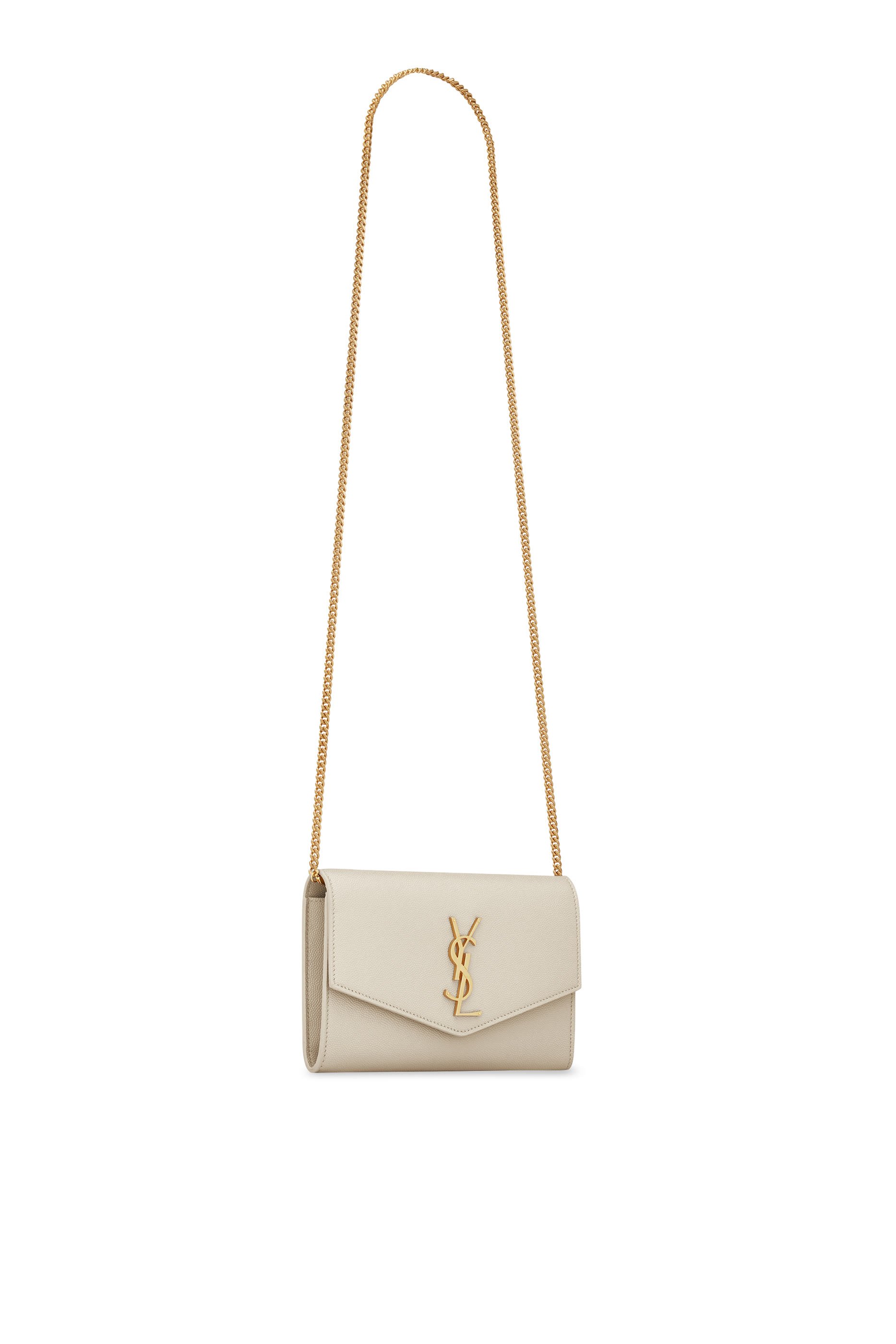 محفظة اب تاون بسلسلة جلد بارز الملمس