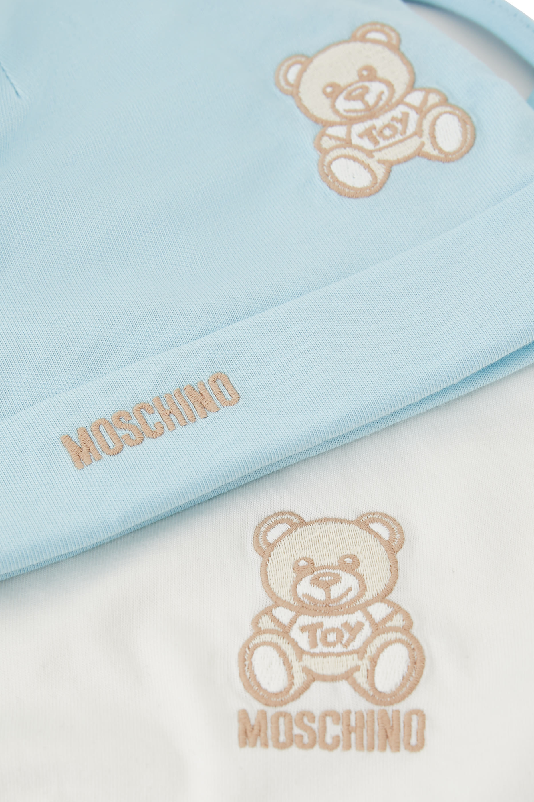 طقم قبعة وصدرية بشعار الدب تيدي للأطفال