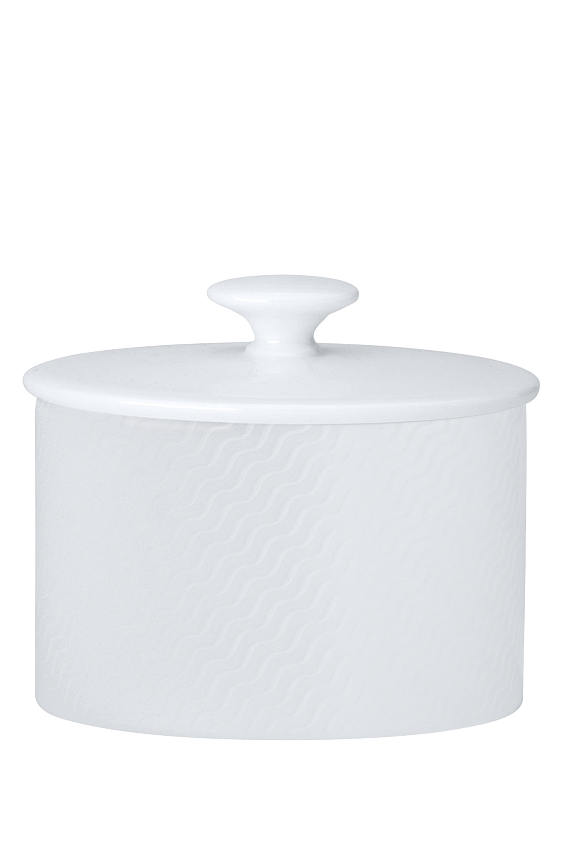 وعاء سكر لاهاري بتصميم بيضاوي وغطاء