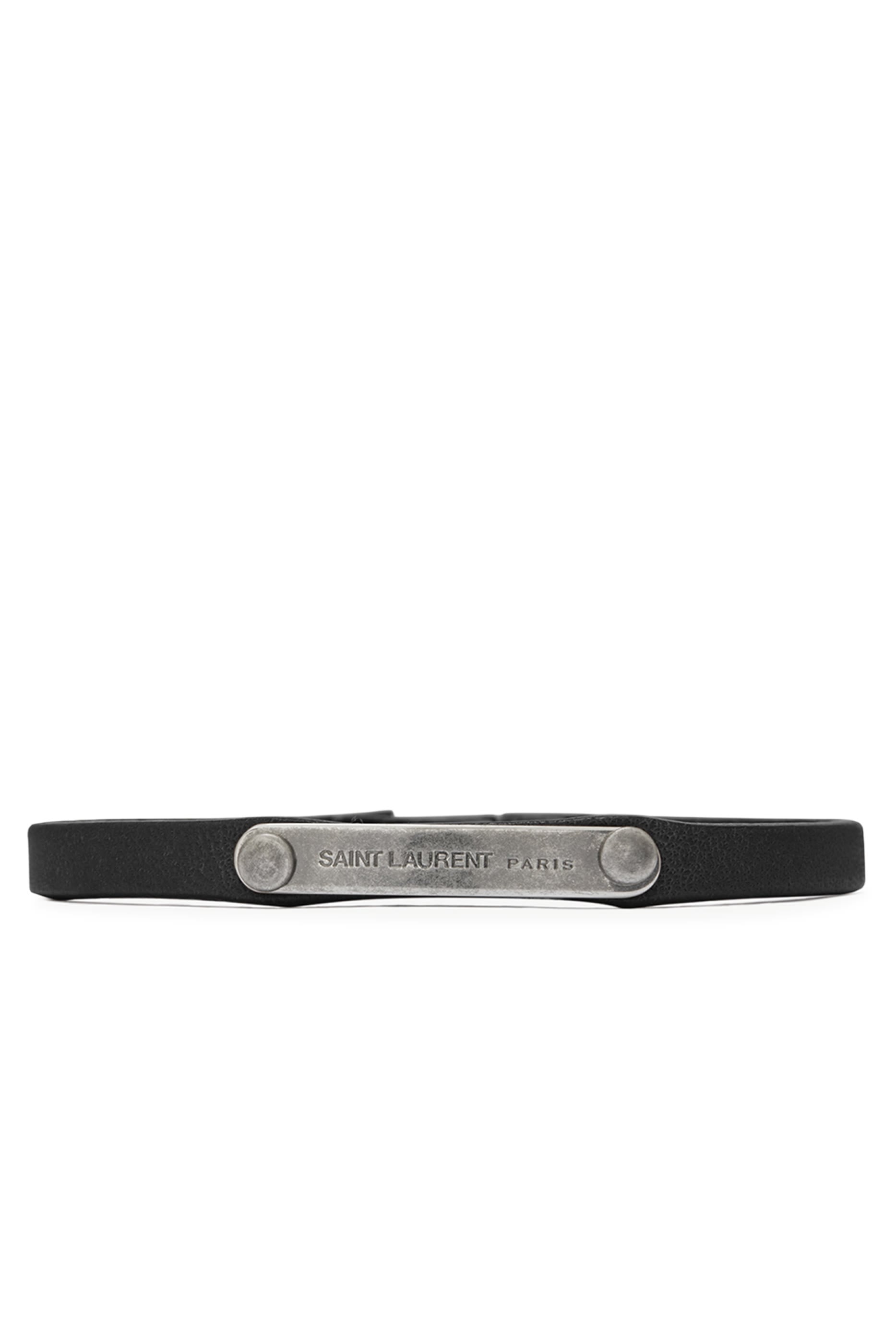 سوار بحلية شعار الماركة جلد