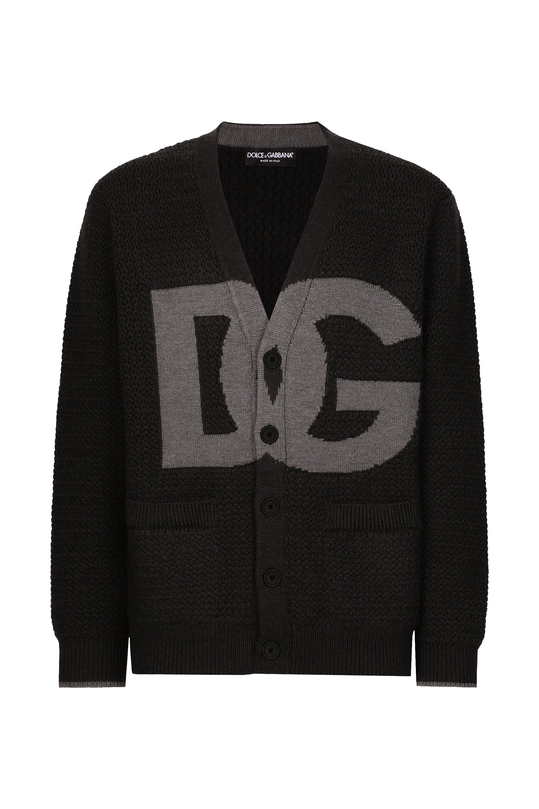 كارديجان منسوج يدويا صوف