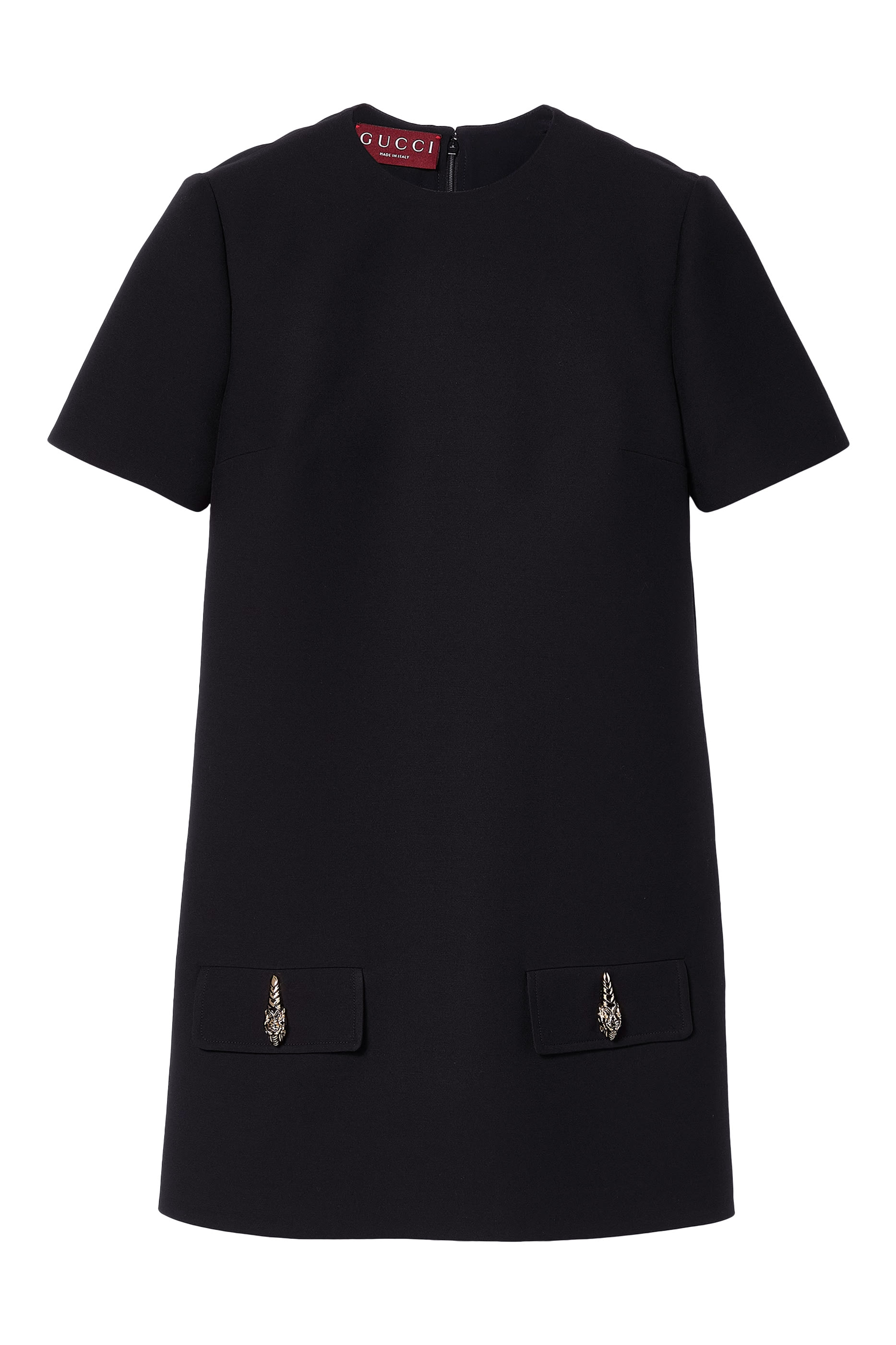 فستان كادي كريب صوف حرير