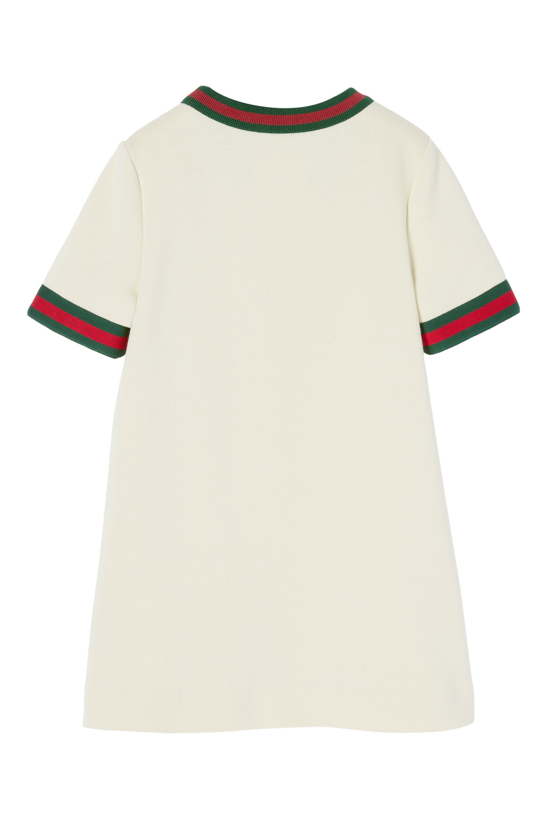 فستان بحلية شعار الماركة قطن للأطفال