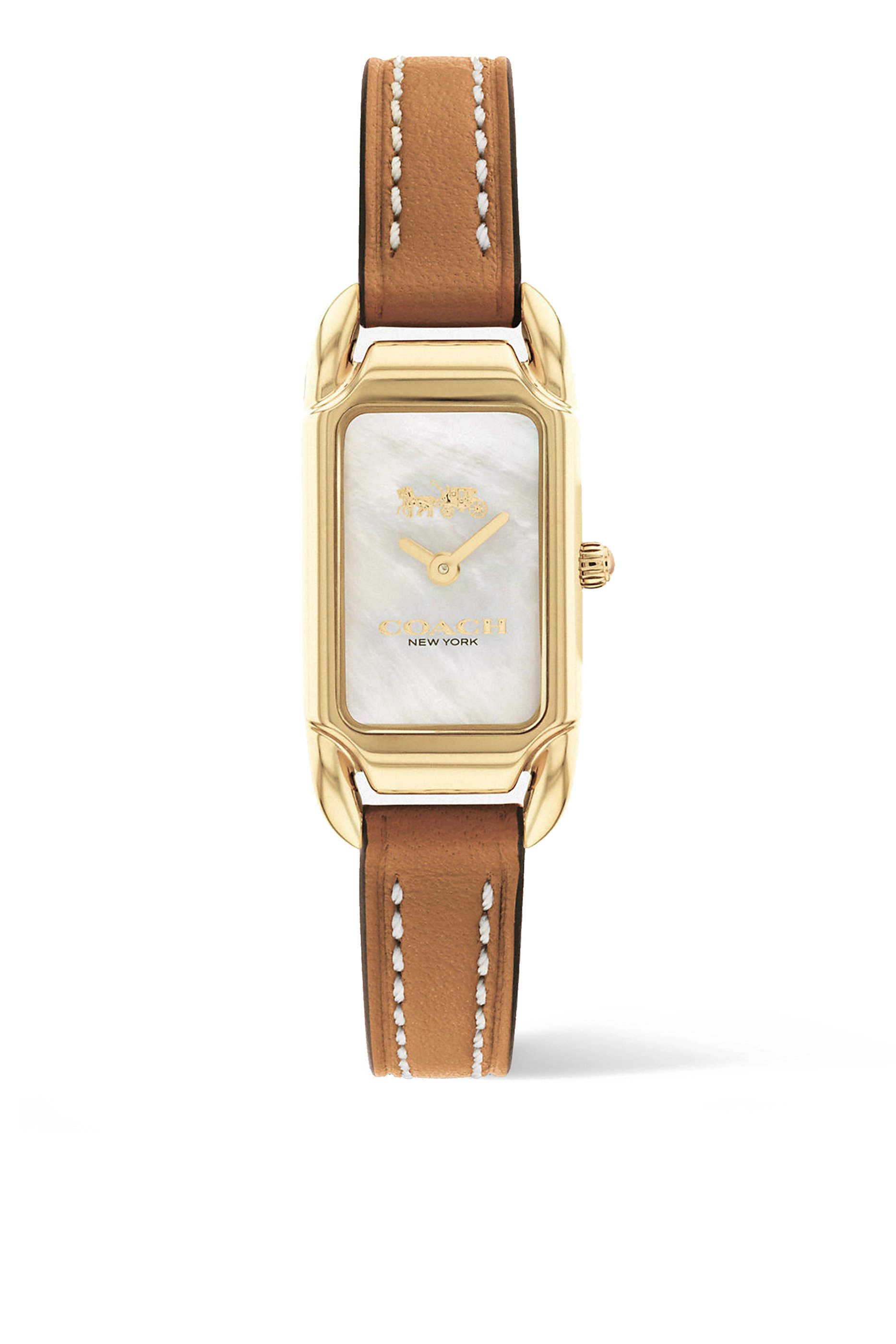 ساعة كادي جلد