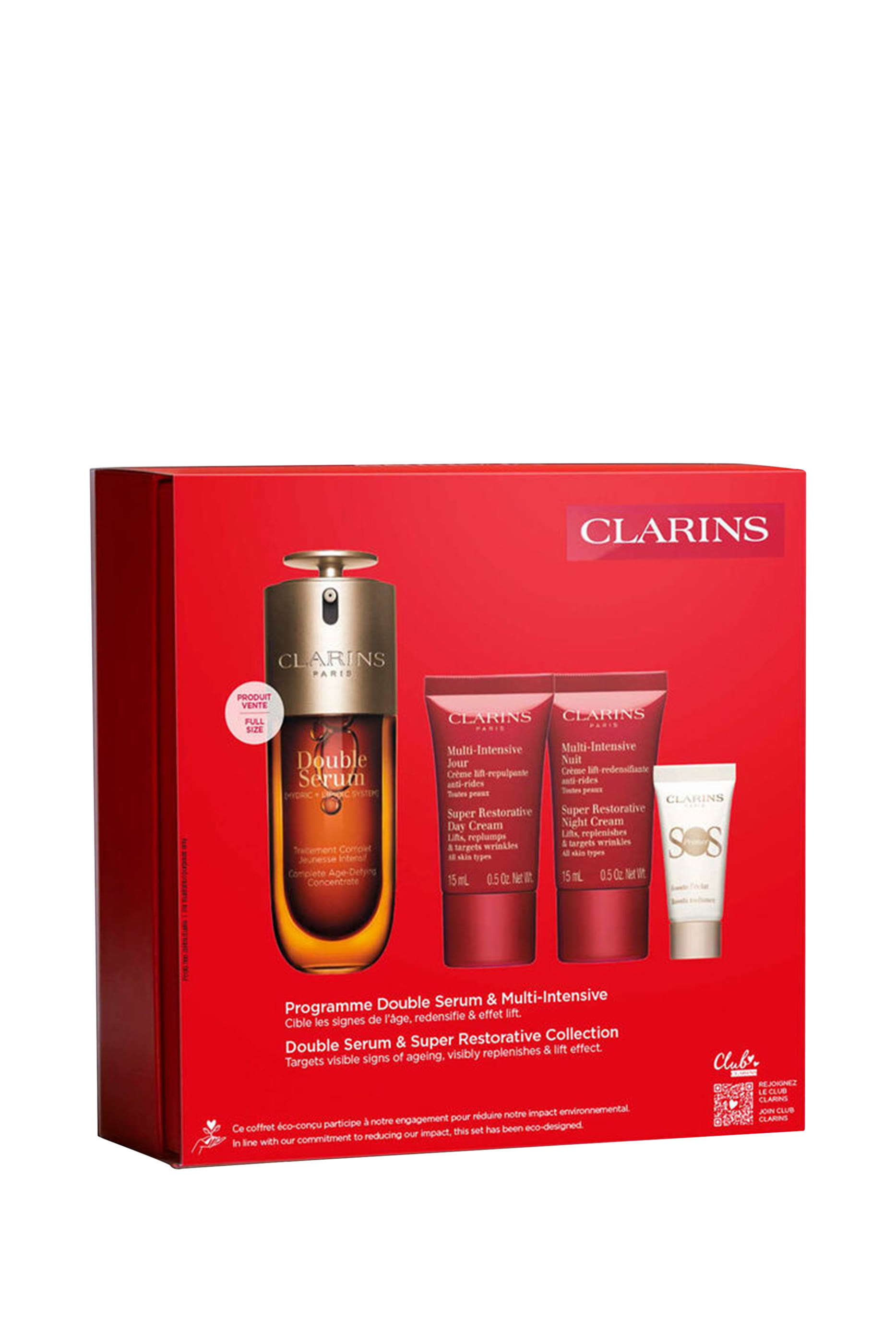 مجموعة دوبل سيروم اند سوبر ريستوريتيف روتين