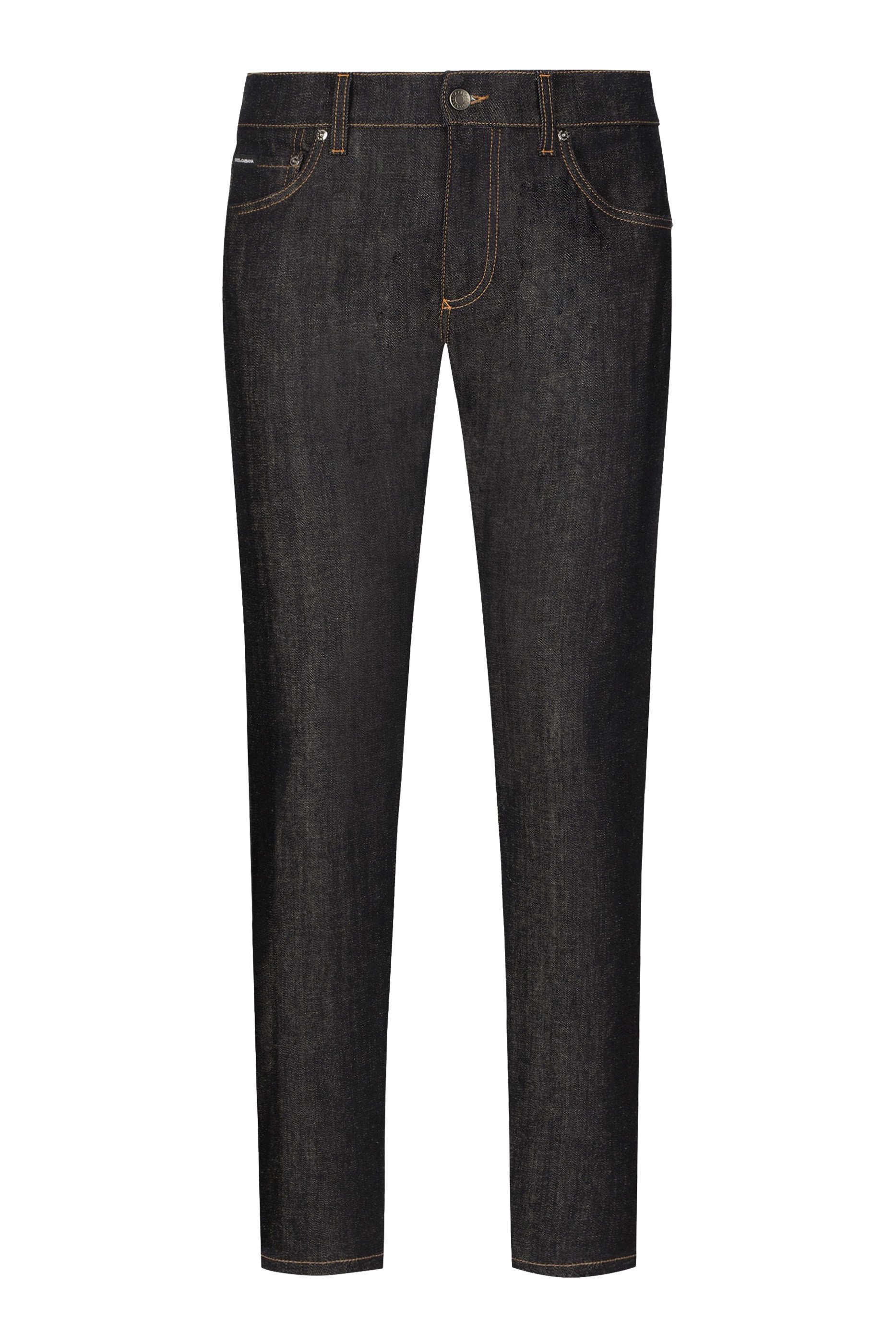 بنطال جينز دنيم مطاطي بقصة ضيقة