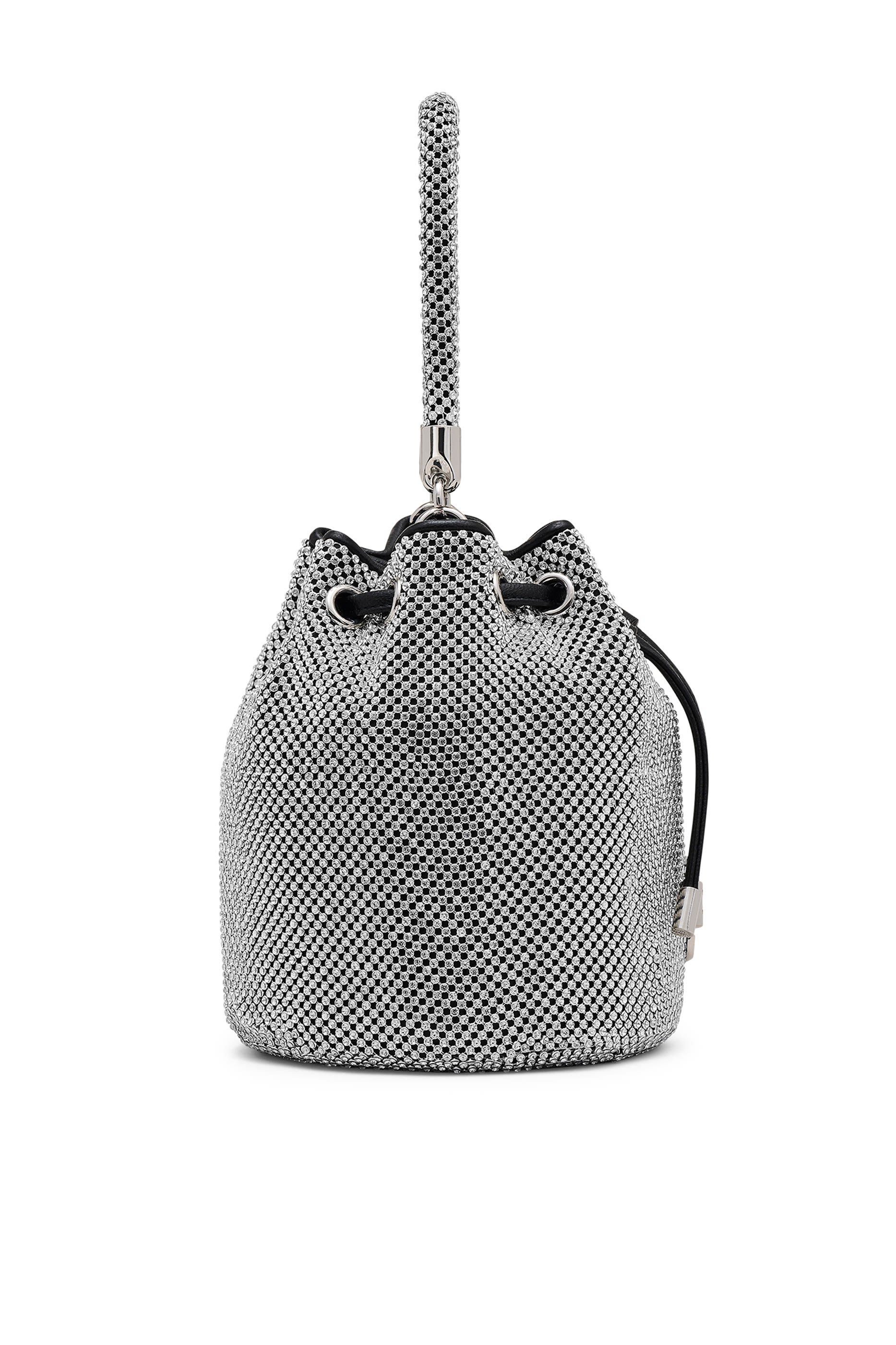 حقيبة باكيت صغيرة مزينة بأحجار الراين