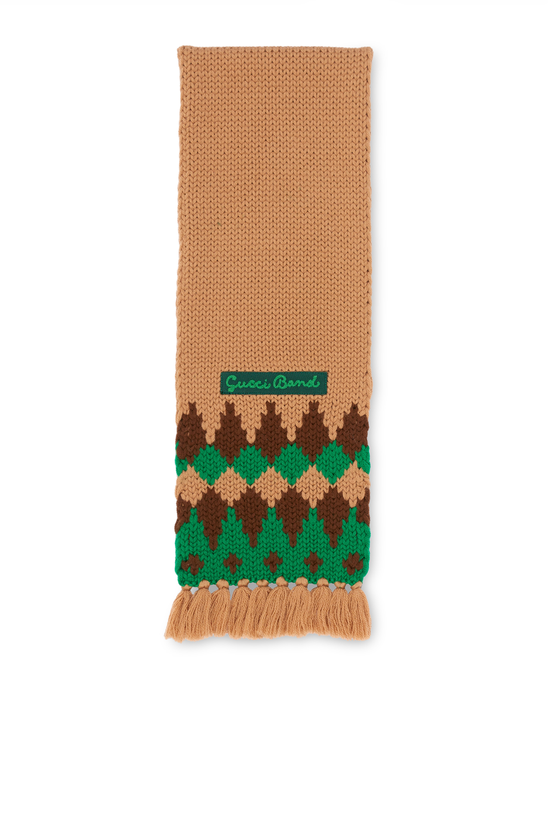 وشاح صوف بشعار الماركة