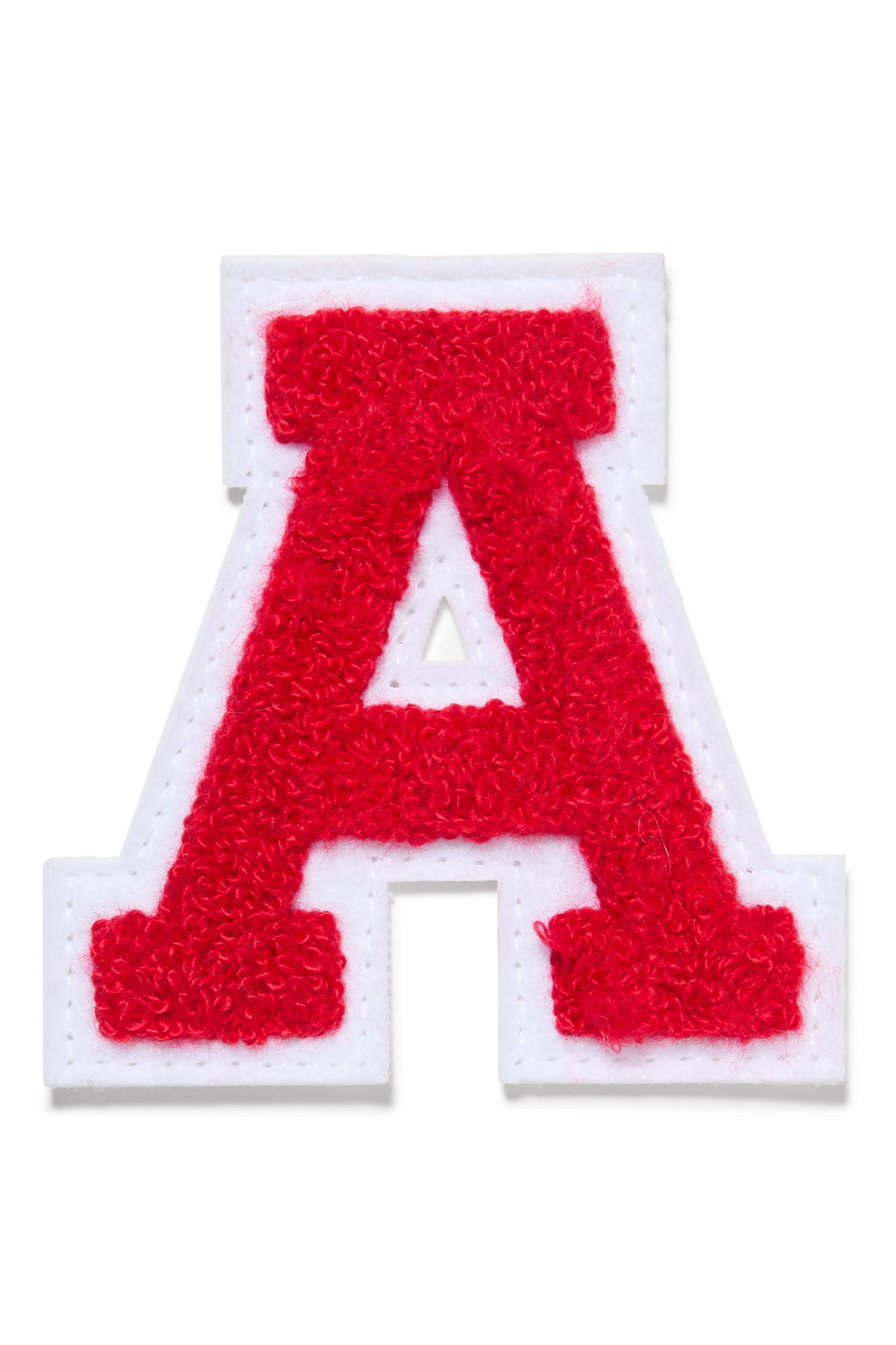 رقعة بتصميم حرف A جامعي مقاس 3 بوصة شنيل للأطفال