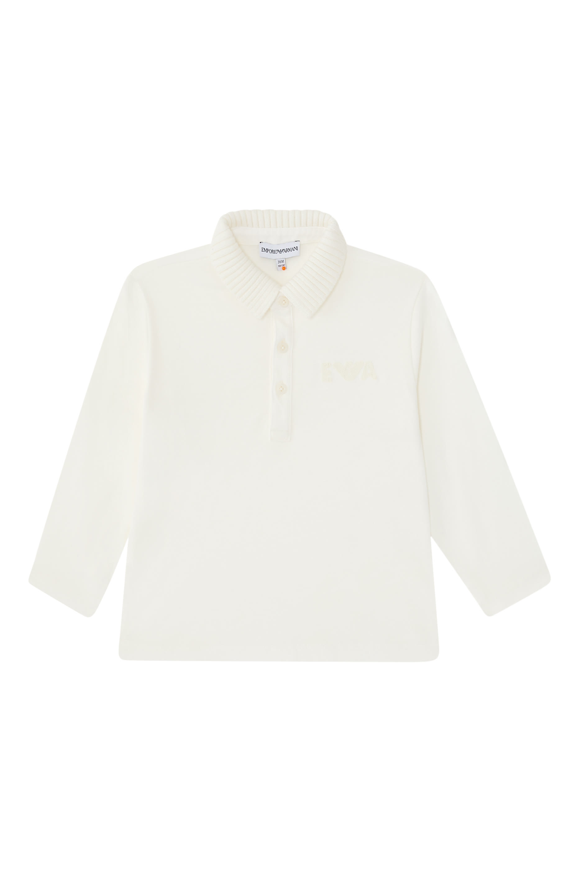 Kids Logo Long Sleeve Polo Shirt