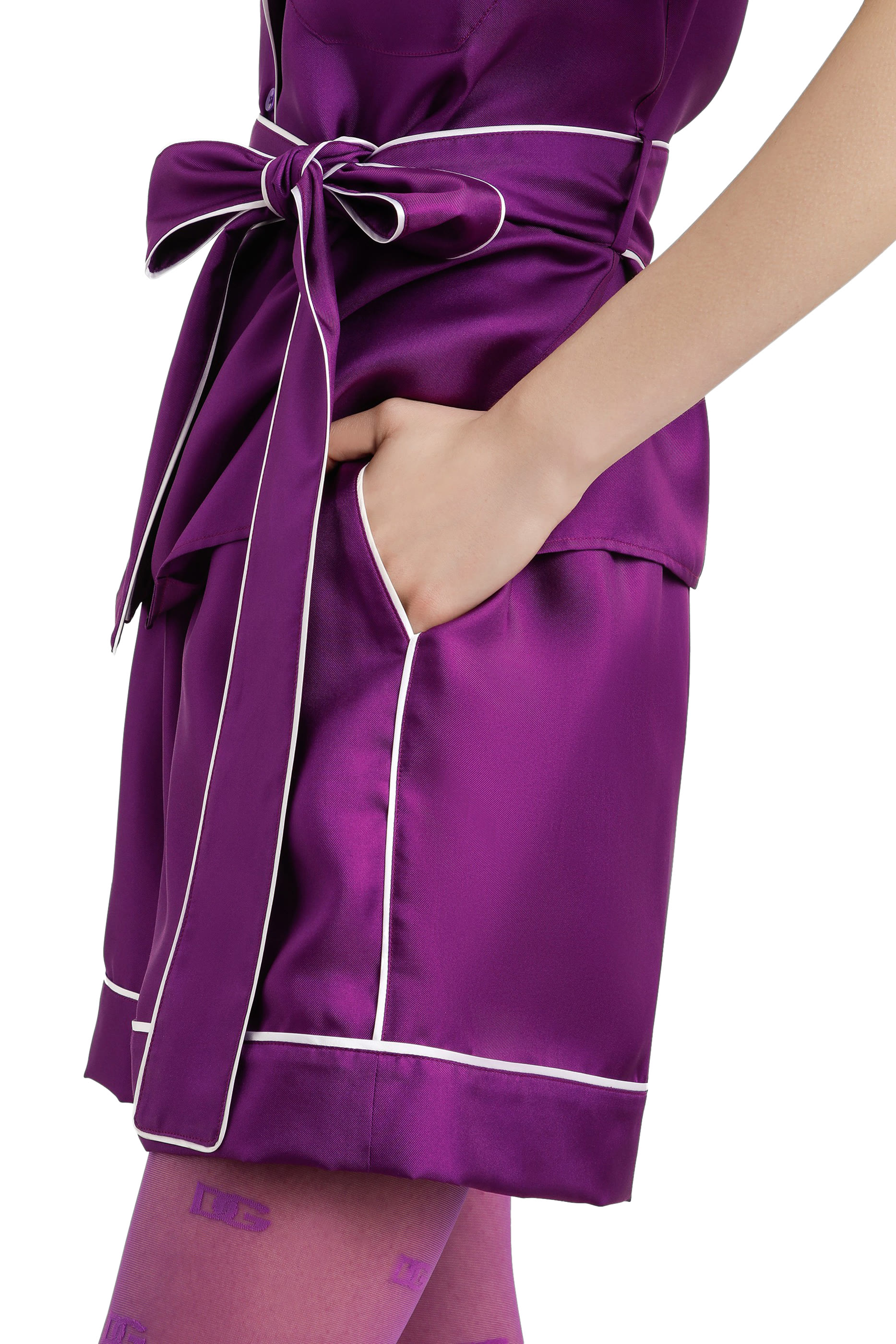 شورت حرير تويل