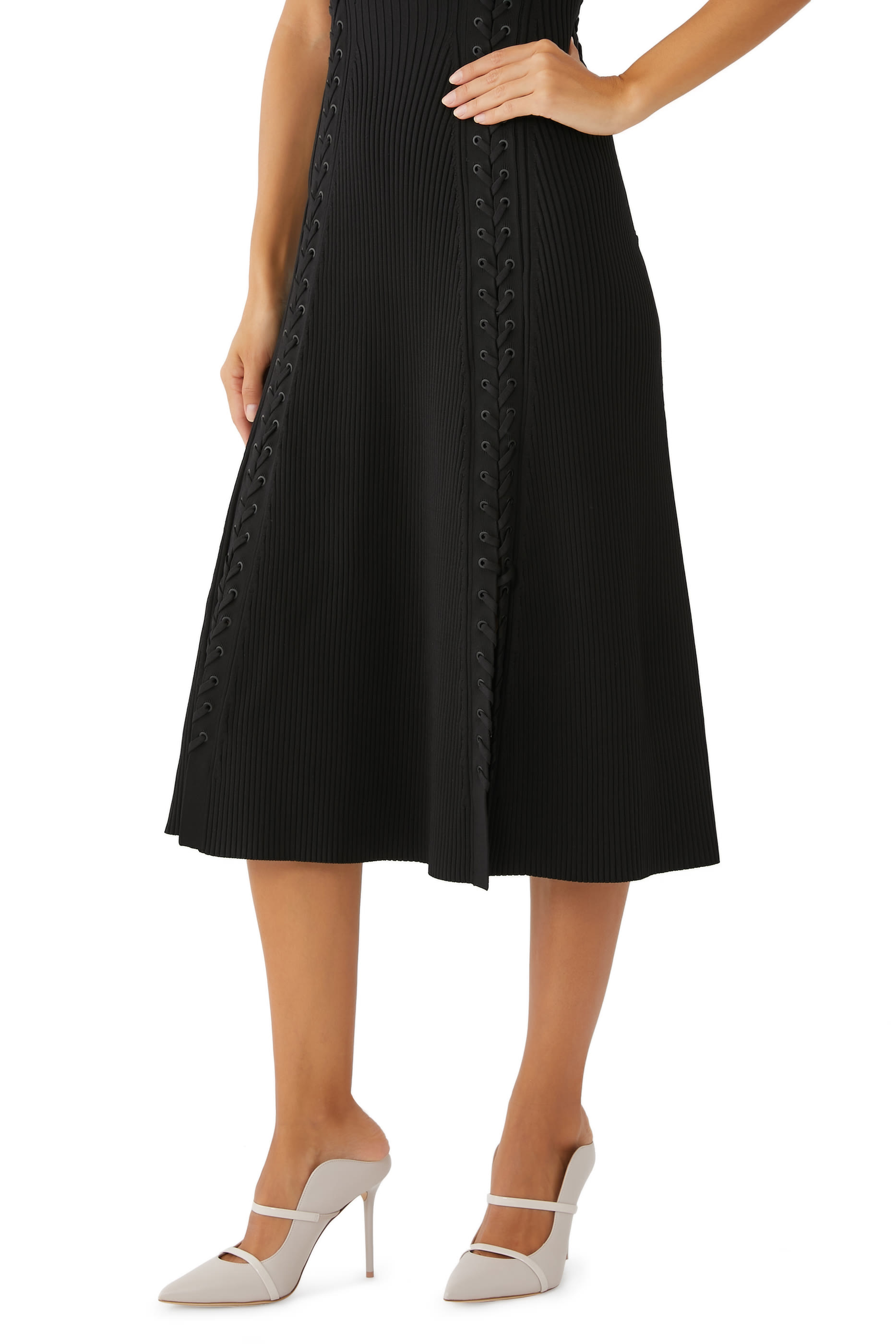 حذاء مورين مفتوح من الخلف 70 بكعب رفيع