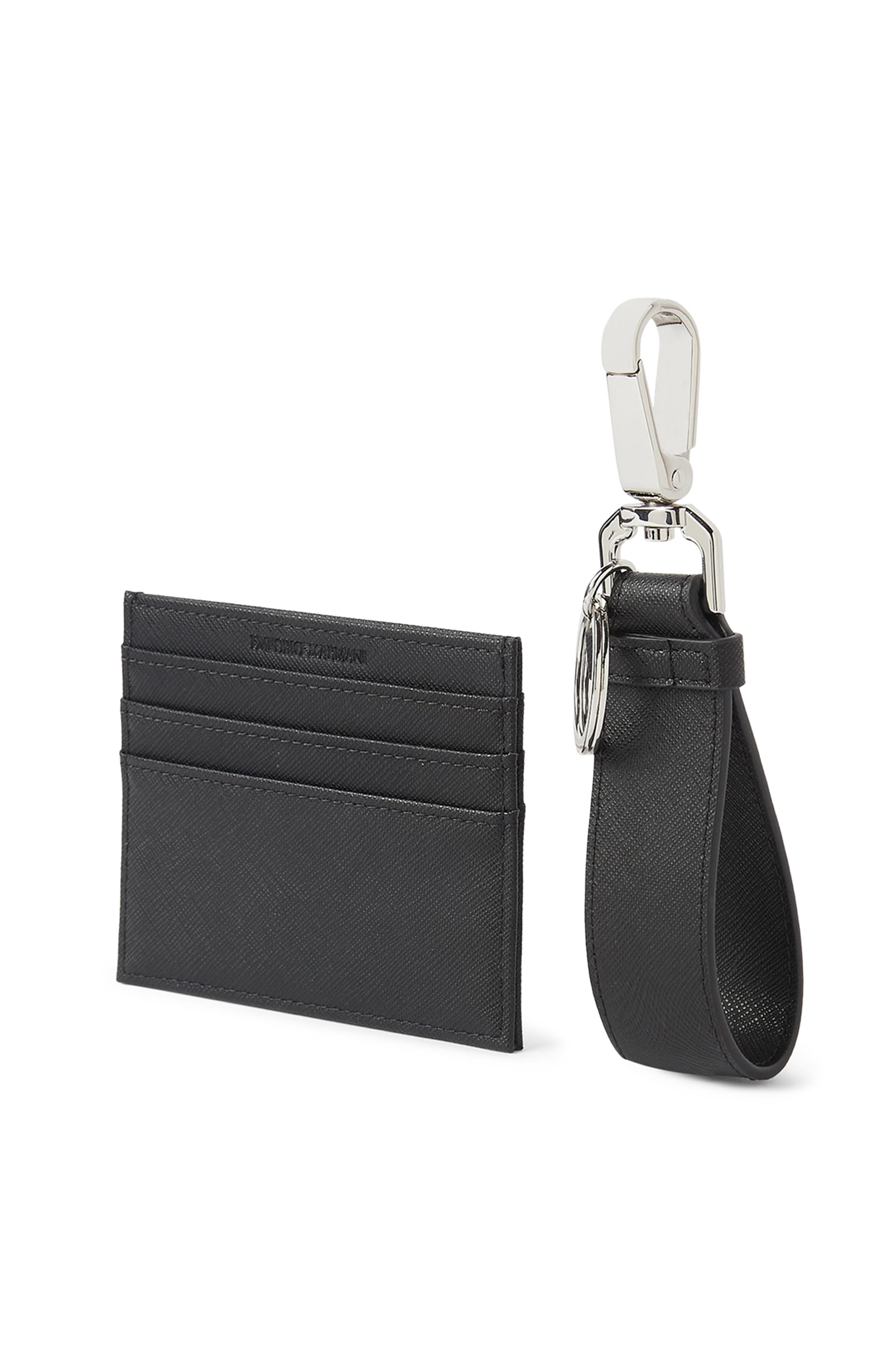 حافظة بطاقات بشعار الماركة 