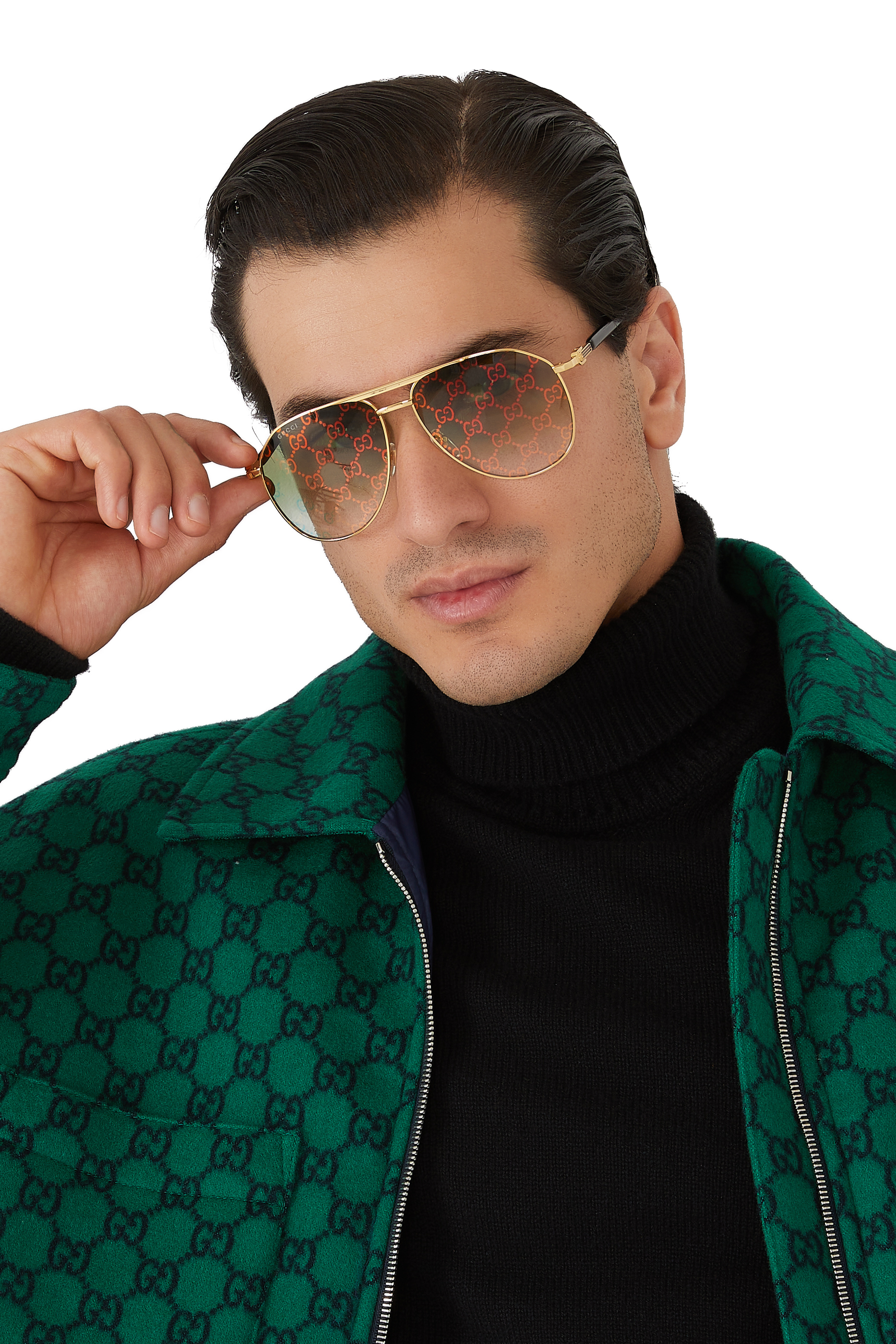 نظارة شمسية بإطار أفياتور معدن