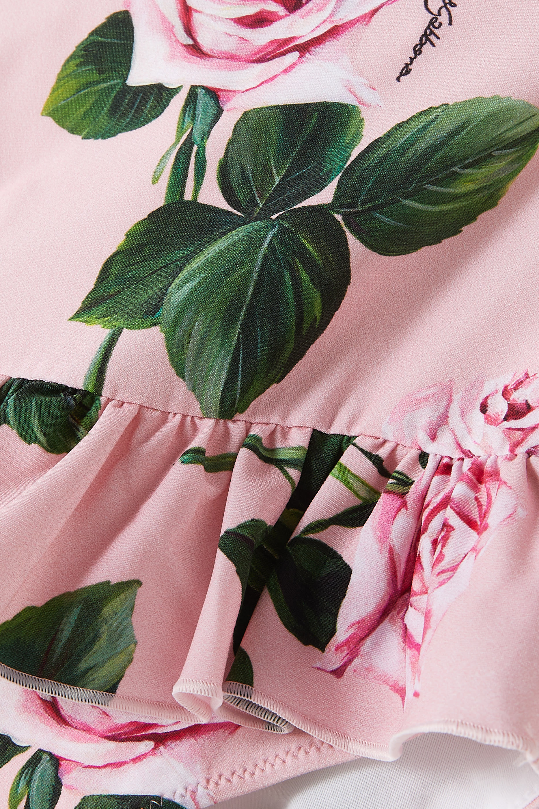 لباس سباحة بطبعات ورود للأطفال