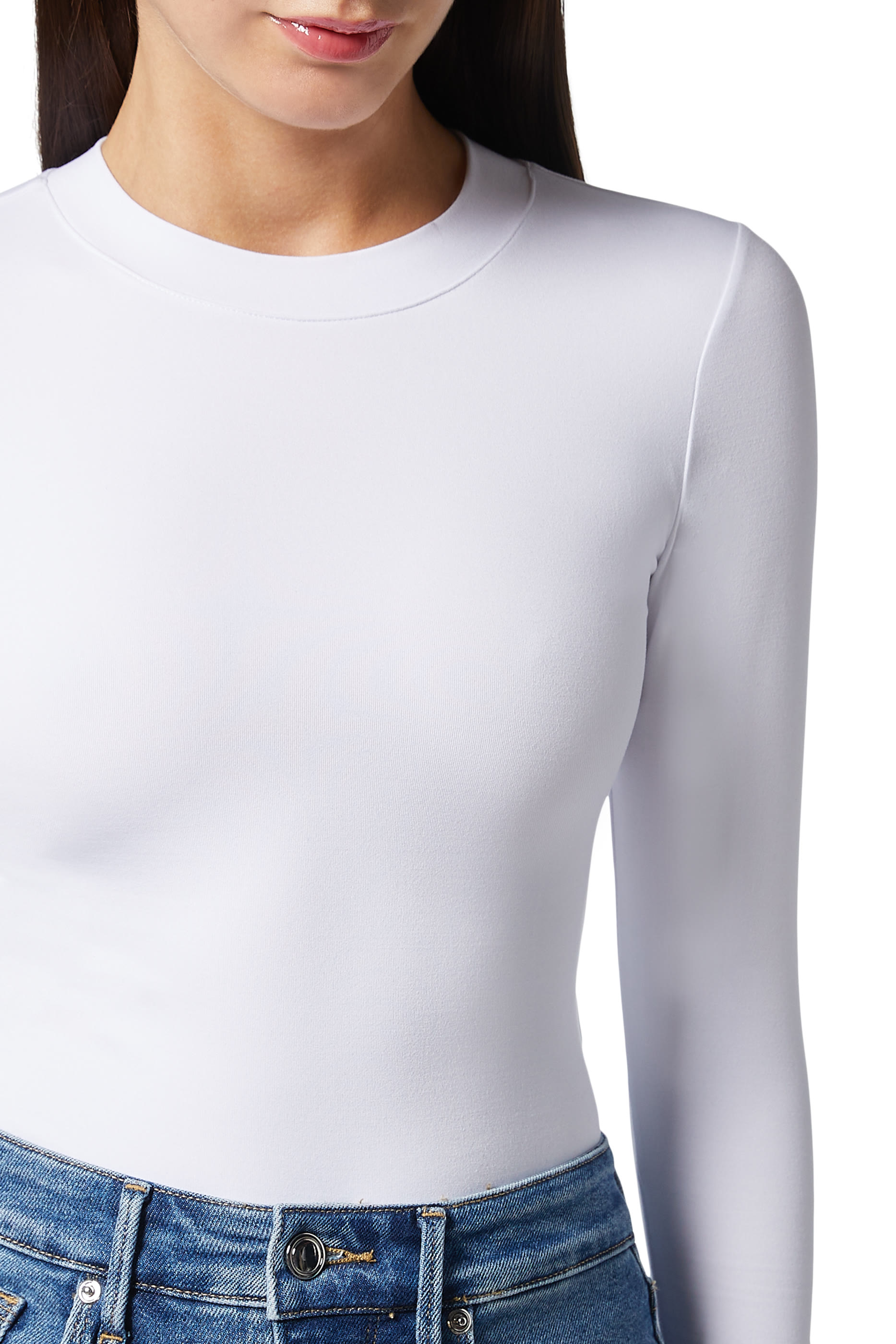 بودي سوت بفتحة رقبة مستديرة